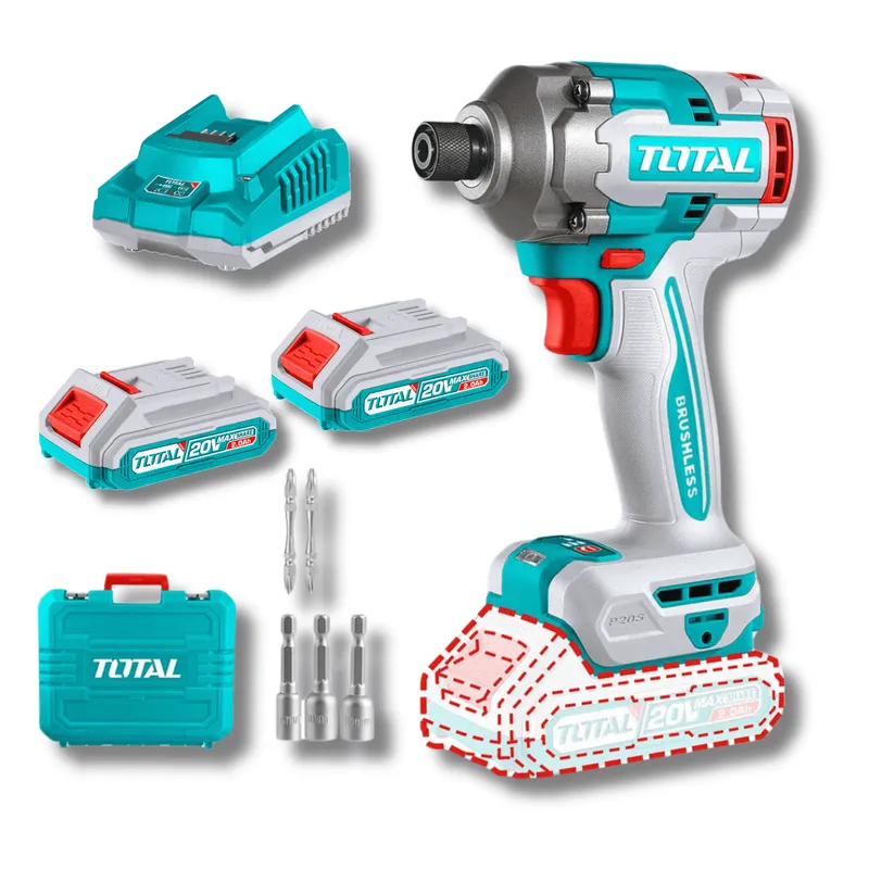 TOTAL TOOLS - Atornillador de impacto 285nm 20v Total