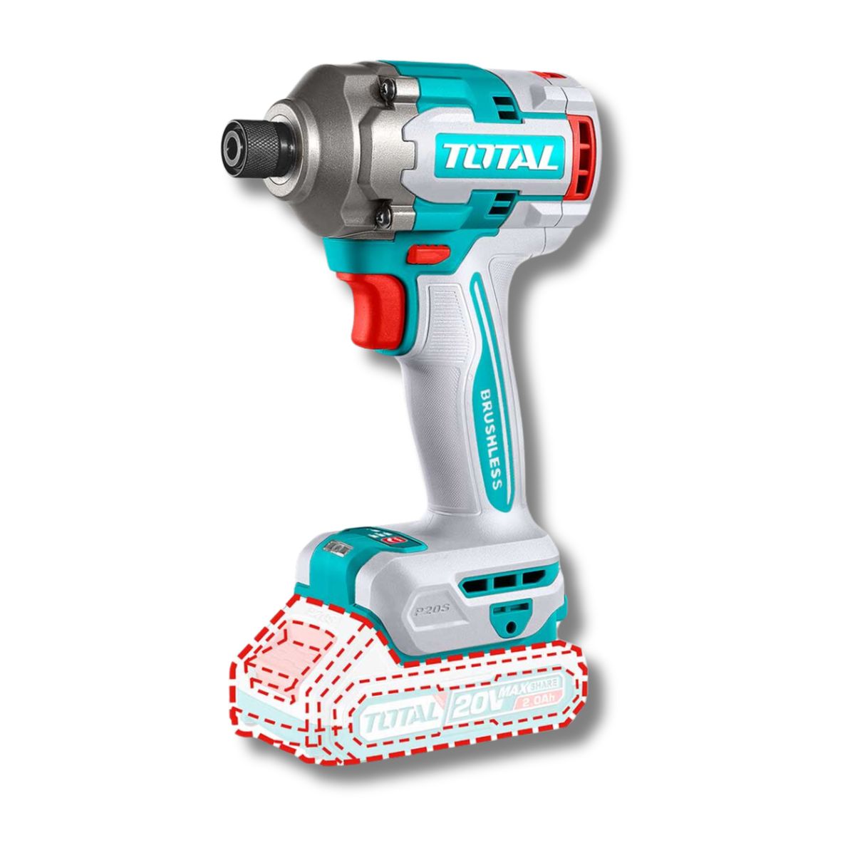 TOTAL - Atornillador de impacto 285nm 20v Total