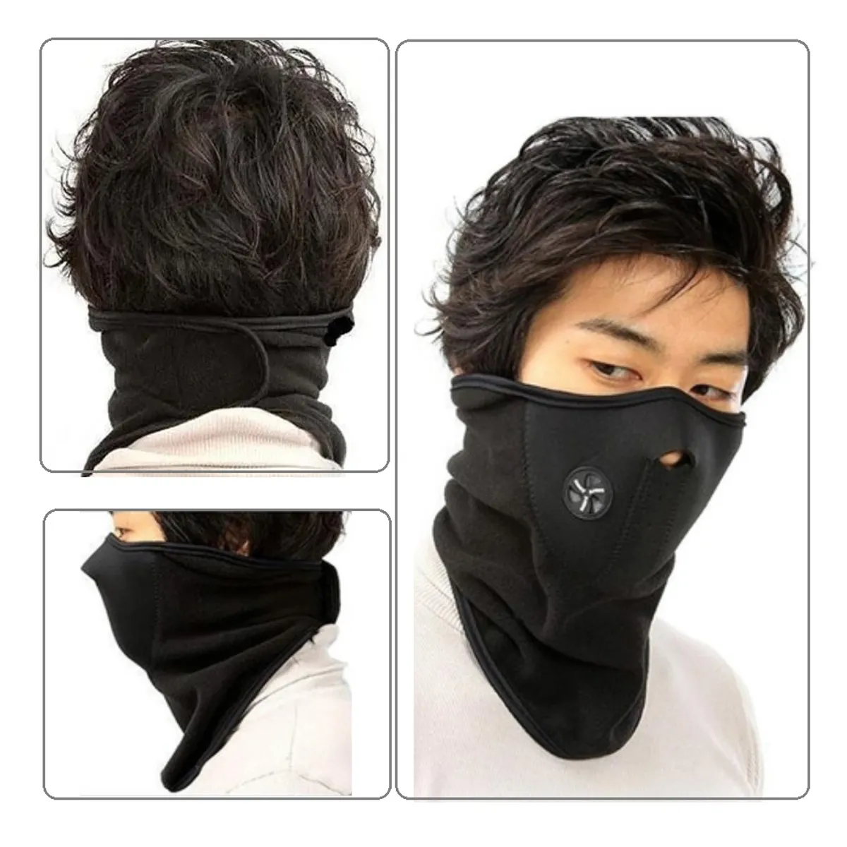 GENERICO - Mascara Cortaviento  Moto  Bicicletas  Deportes