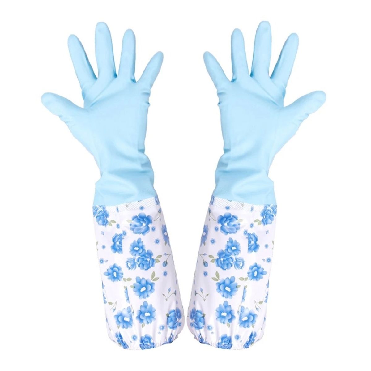 GENERICO - Guantes Multiusos de Silicona Antideslizantes para Cocina Celeste