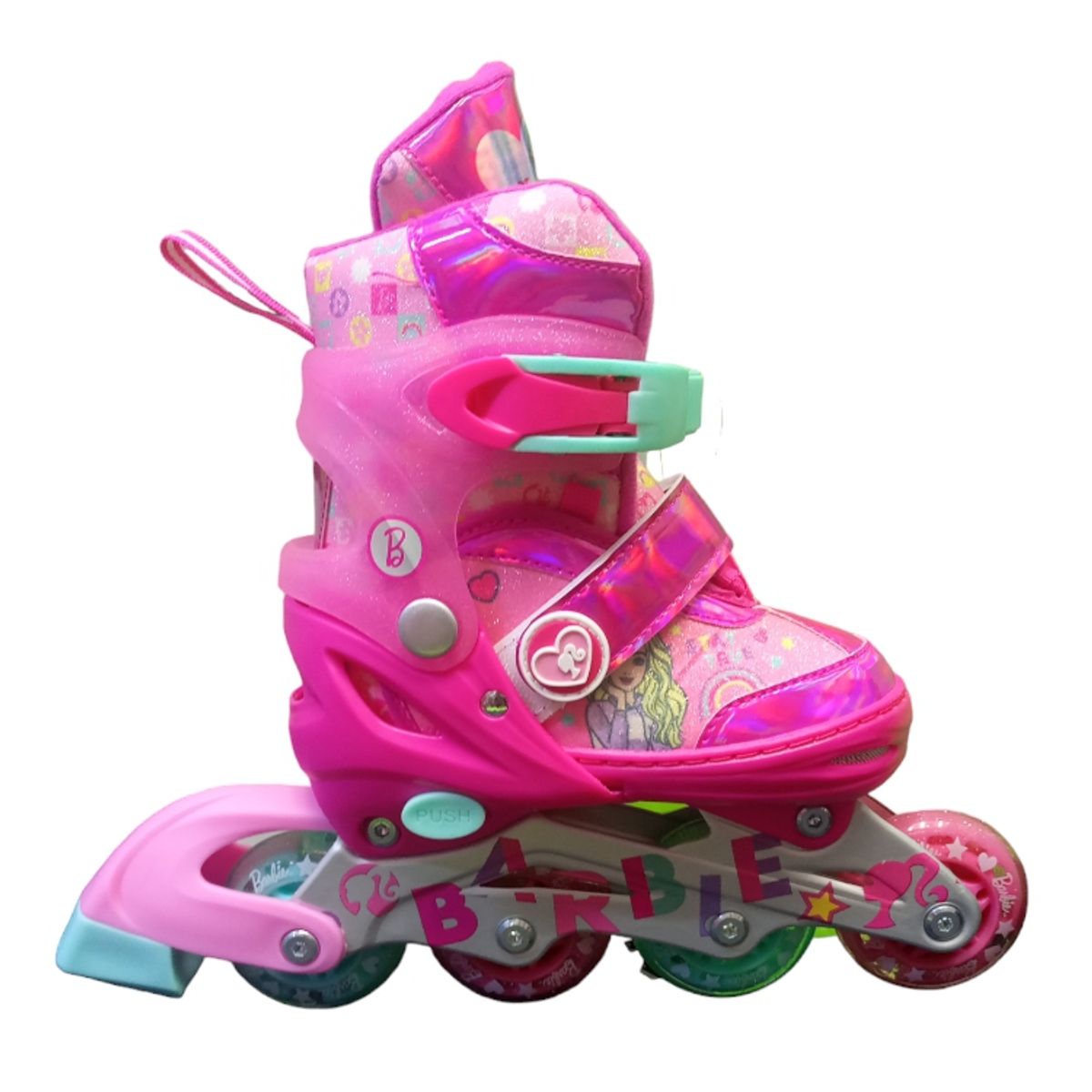 BARBIE - PATIN EN LINEA BARBIE MATTEL TALLA M 35-38