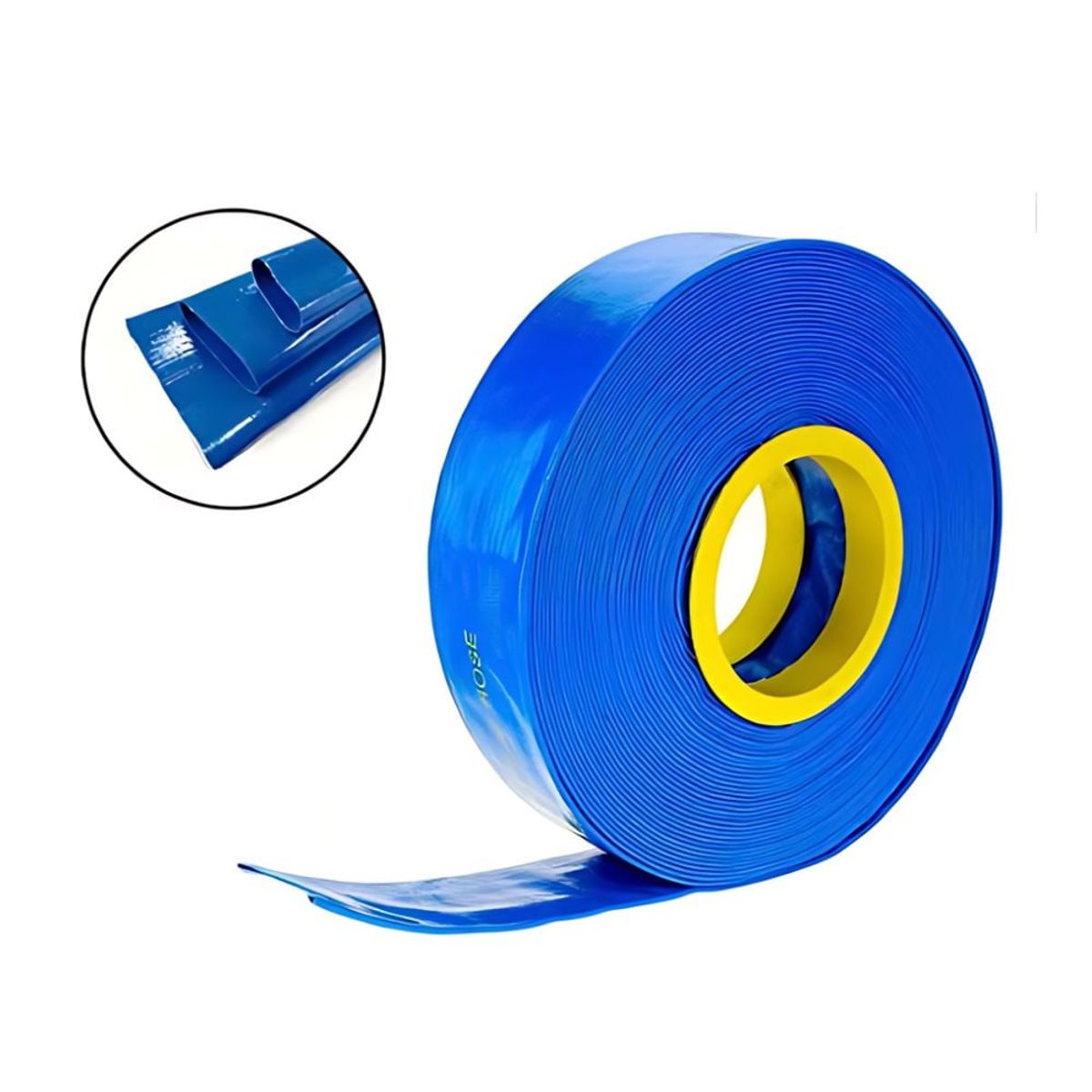 GENERICO - Rollo de Manguera De Descarga Pvc 2 Pulg x100m