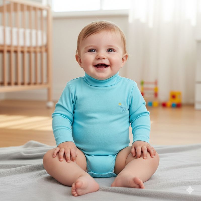 GENERICO - Body Cafarena Diseño Elefante de Algodón Pima