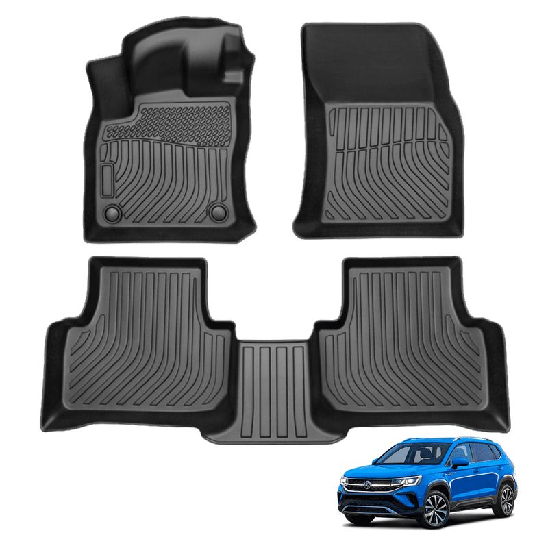 TECGO - PROTECTOR CUBRE PISO 5D TPE VOLKSWAGEN TAOS 2022 EN ADELANTE