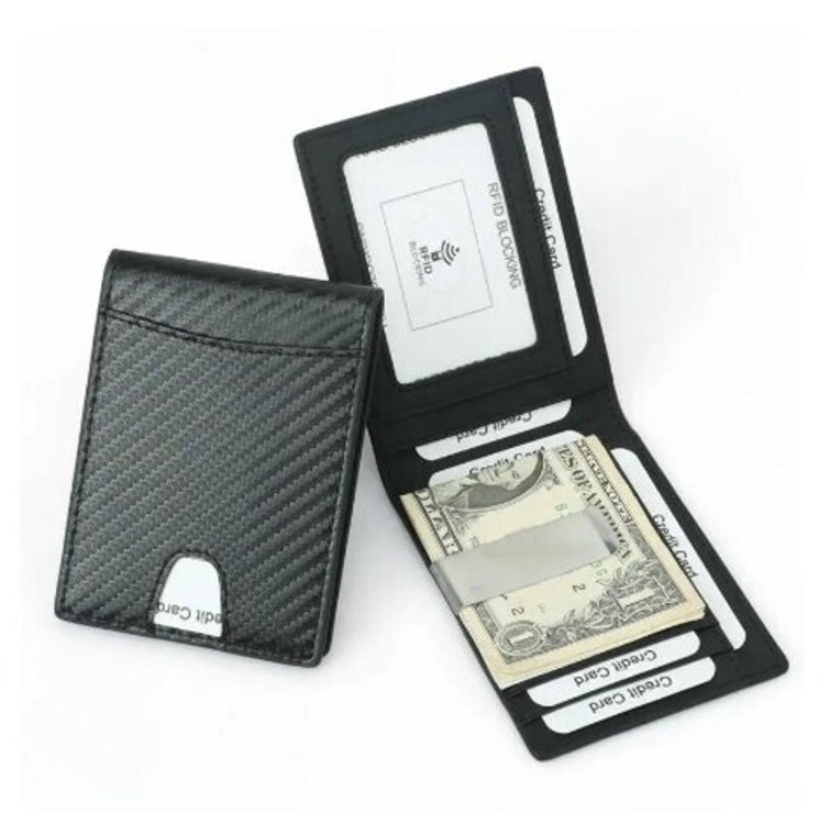 GENERICO - Billetera Elegante Coco Bloqueo contra lecturas RFID