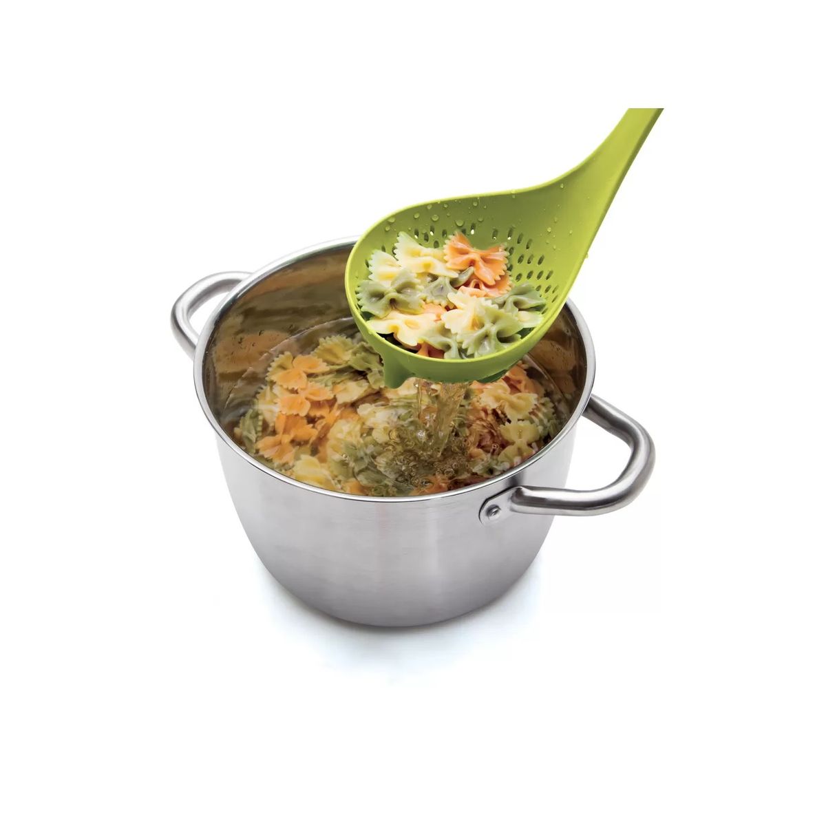 GENERICO - Cucharón colador espumadera Nessie color verde