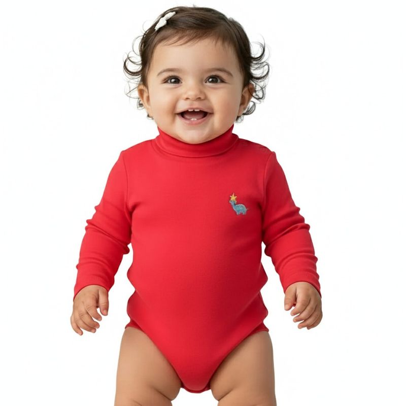 GENERICO - Body Cafarena - Diseño Elefante Fresa de Algodón Pima