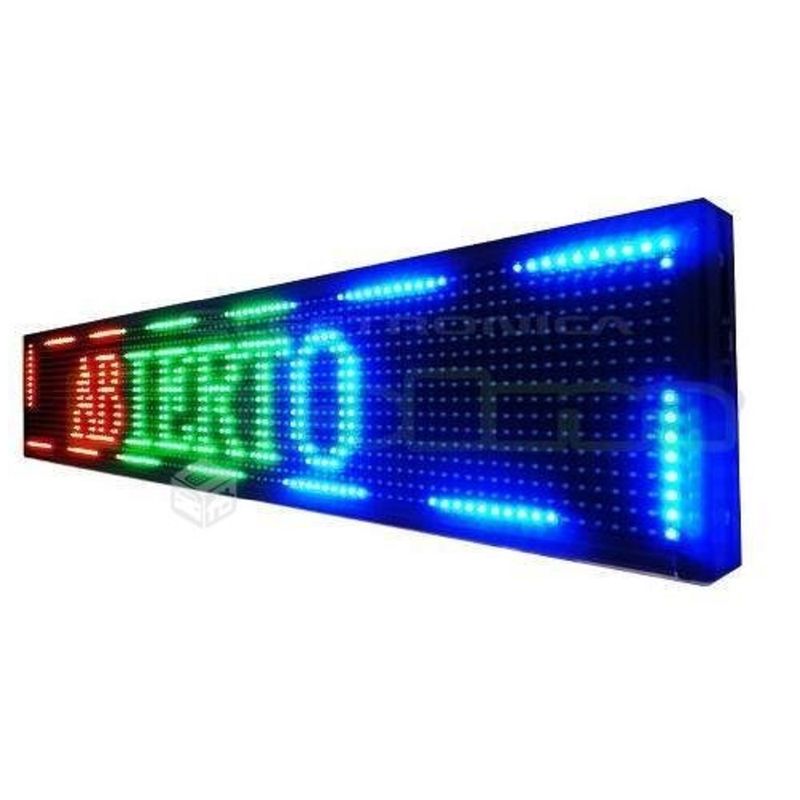 GENERICO - LETRERO LED COMPARTIDO 3  COLORES PANEL PUBLICITARIO