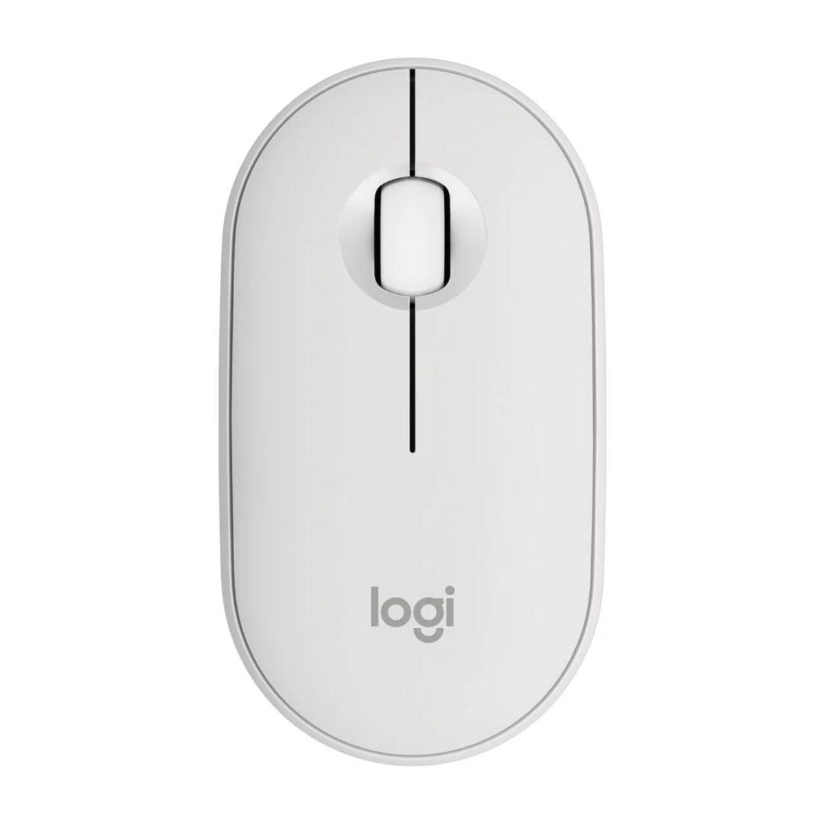 LOGITECH - Mouse Logitech Pebble 2 M350S Bluetooth WIreless White