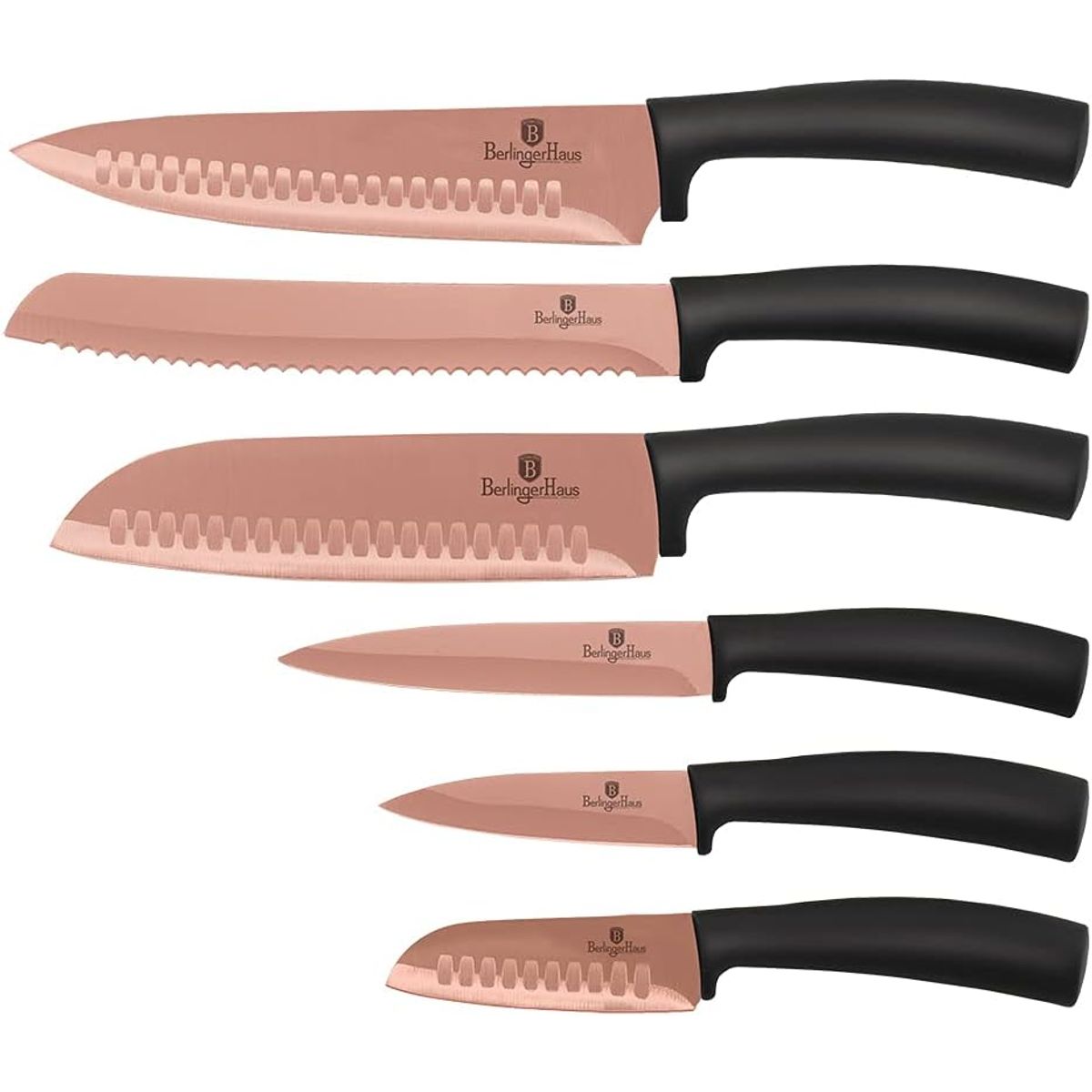 BERLINGER HAUS - Set de cuchillos de 6 piezas Edición Oro Rosa