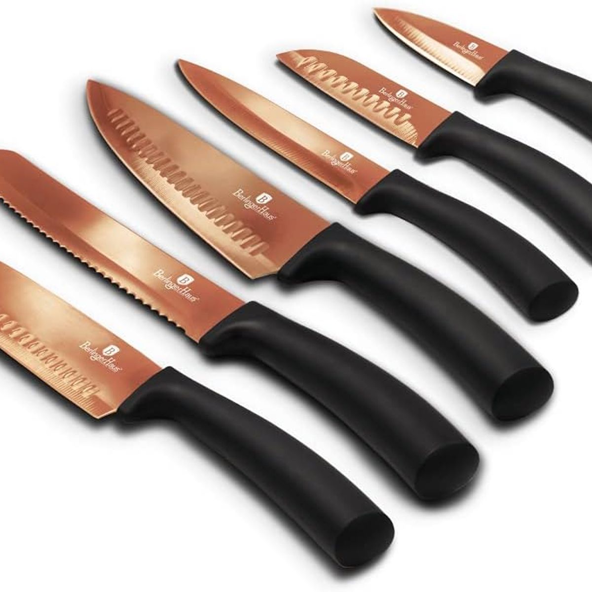 BERLINGER HAUS - Set de cuchillos de 6 piezas Edición Oro Rosa