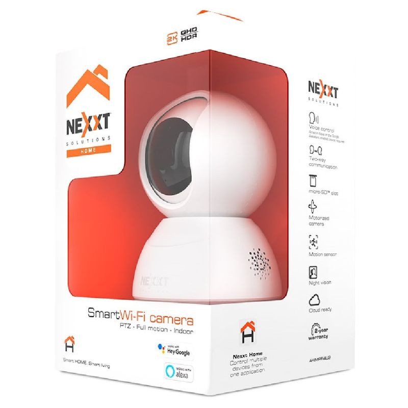 NEXXT SOLUTIONS - NEXXT AHIMPFI4U2 Cámara de seguridad WIFI 3MP 2K 360° Alexa