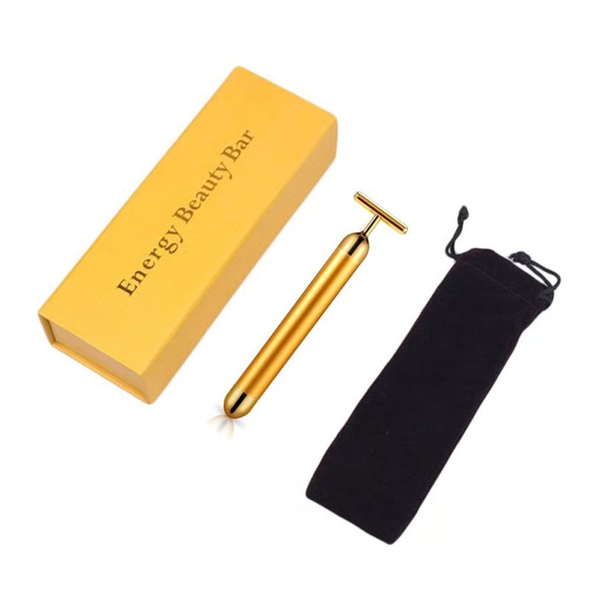 GENERICO - Rodillo Masajeador Facial de Vibración