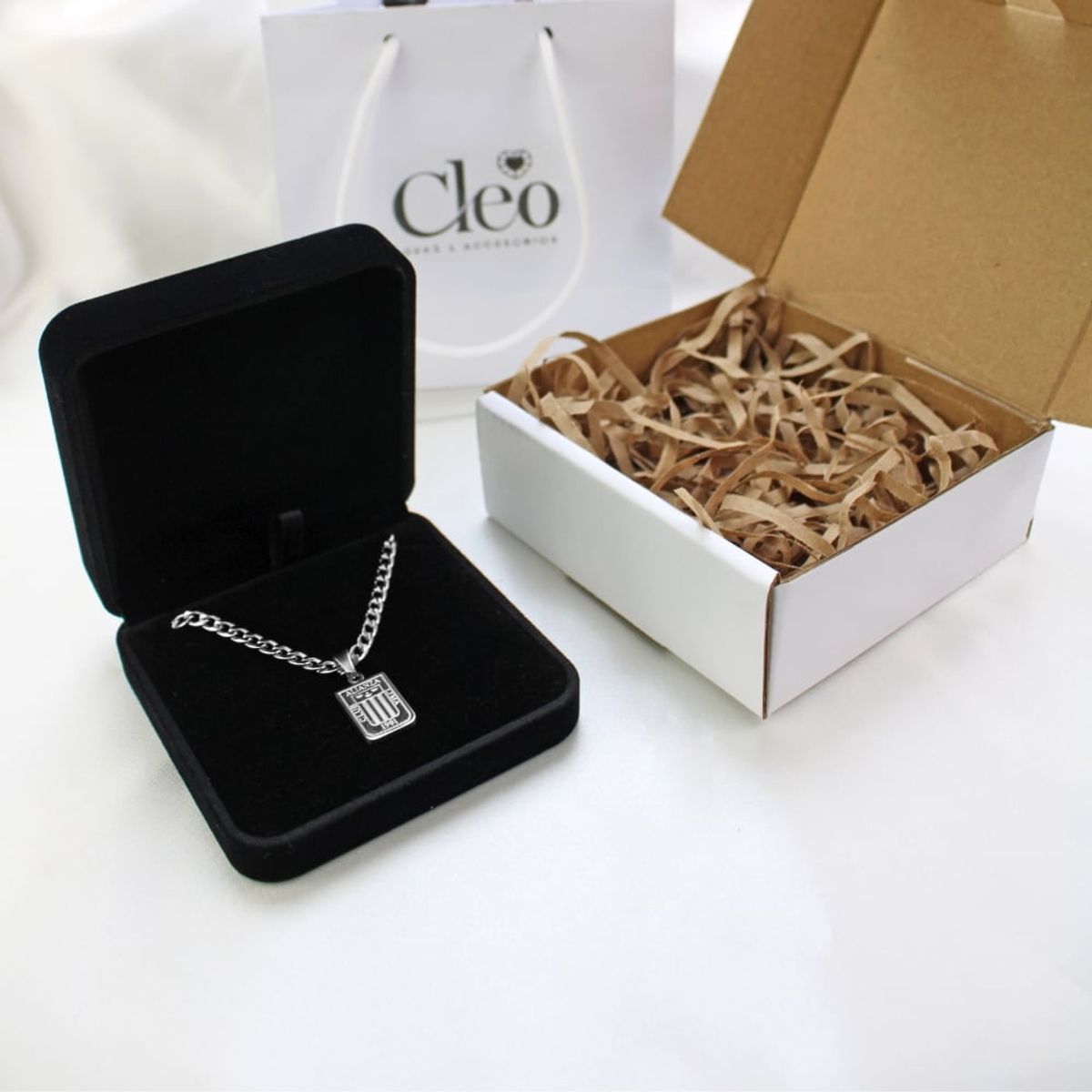 CLEO JOYAS & ACCESORIOS - Collar Alianza AL Plateado