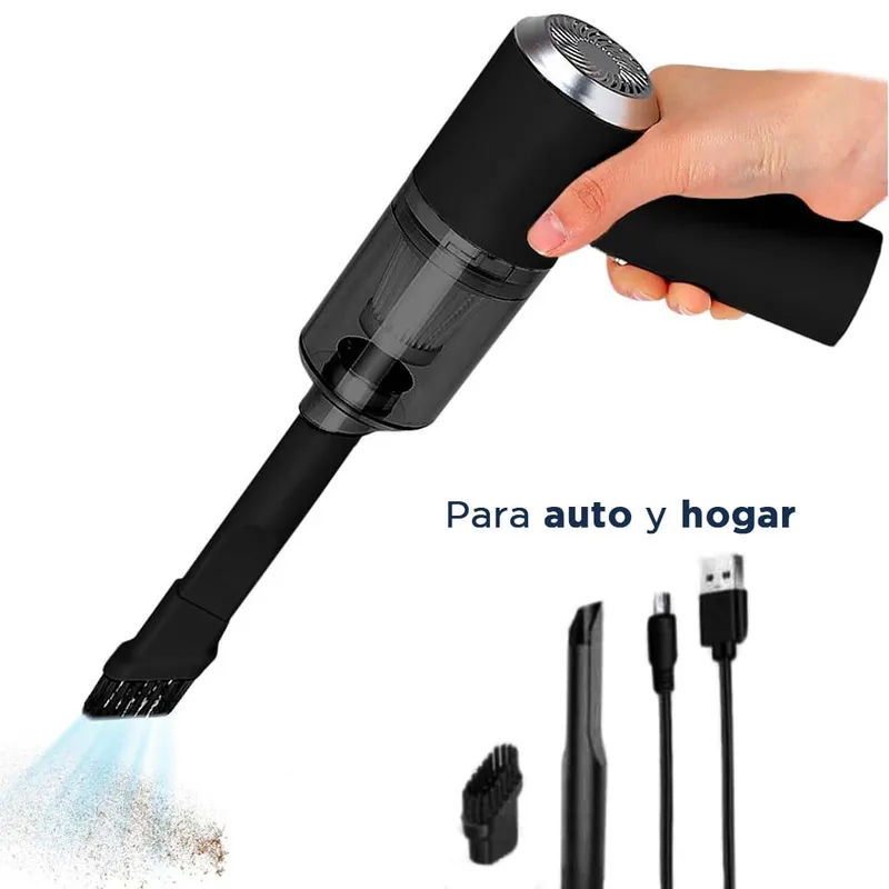 GENERICO - Aspiradora de Mano Inalámbrica Multifuncional - Cabezal Intercambiable