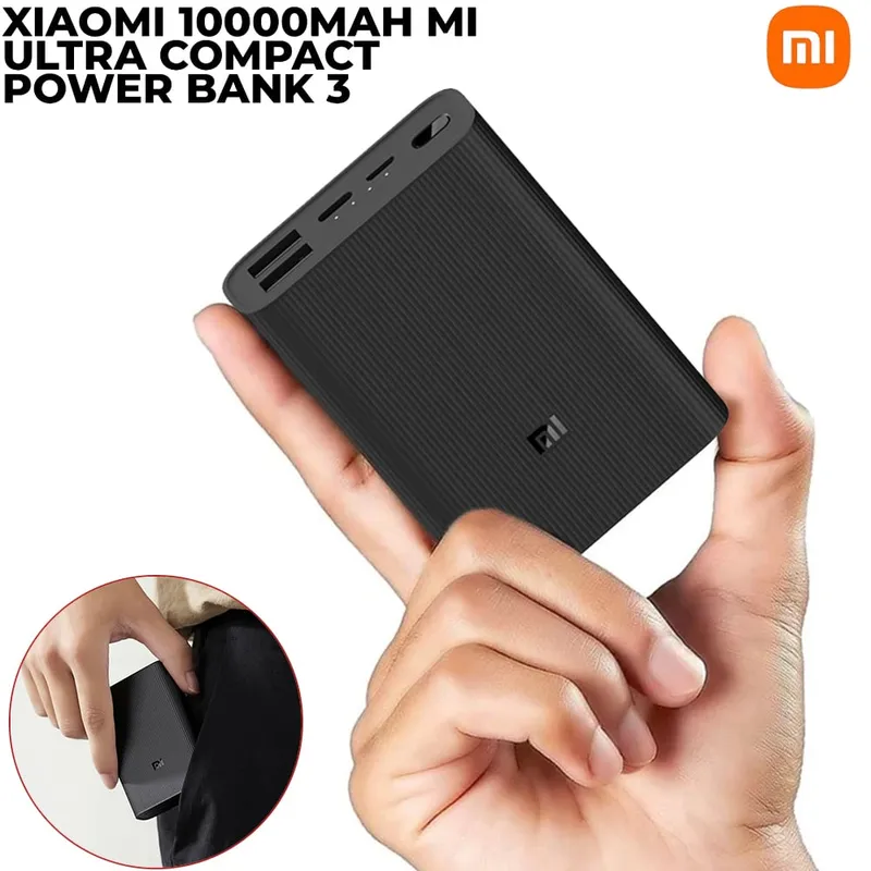 XIAOMI - Xiaomi Mi Power Bank 3 Ultra Compact Mini 10000mAh Portatil