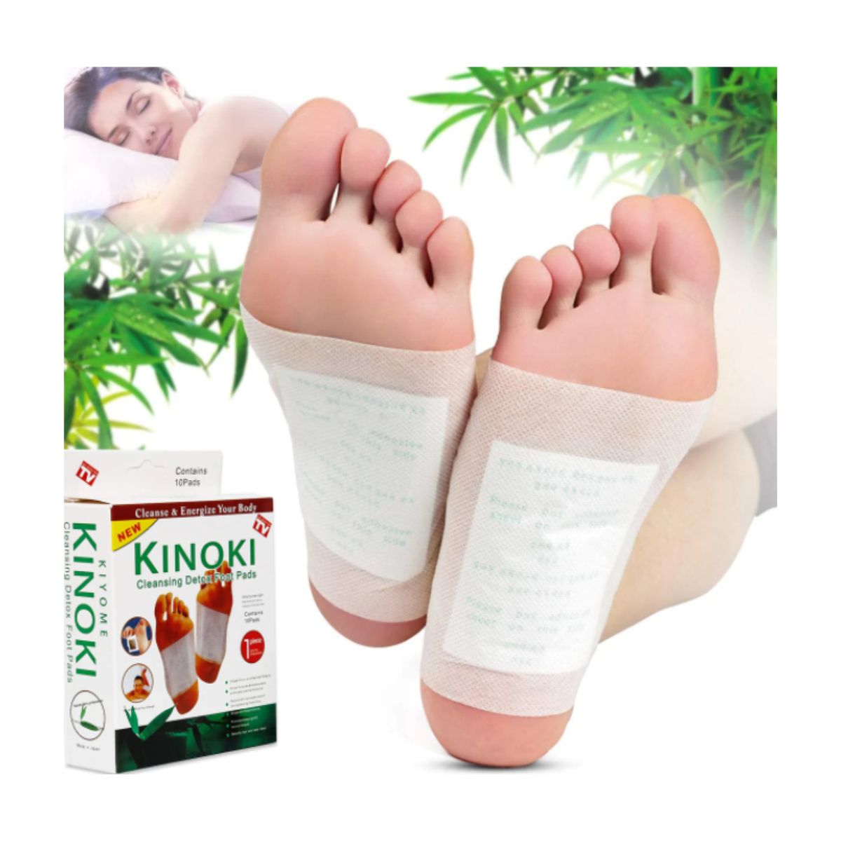 OEM - KINOKI Parches Desintoxicante para Pies y Parches para Alivio Lumbar