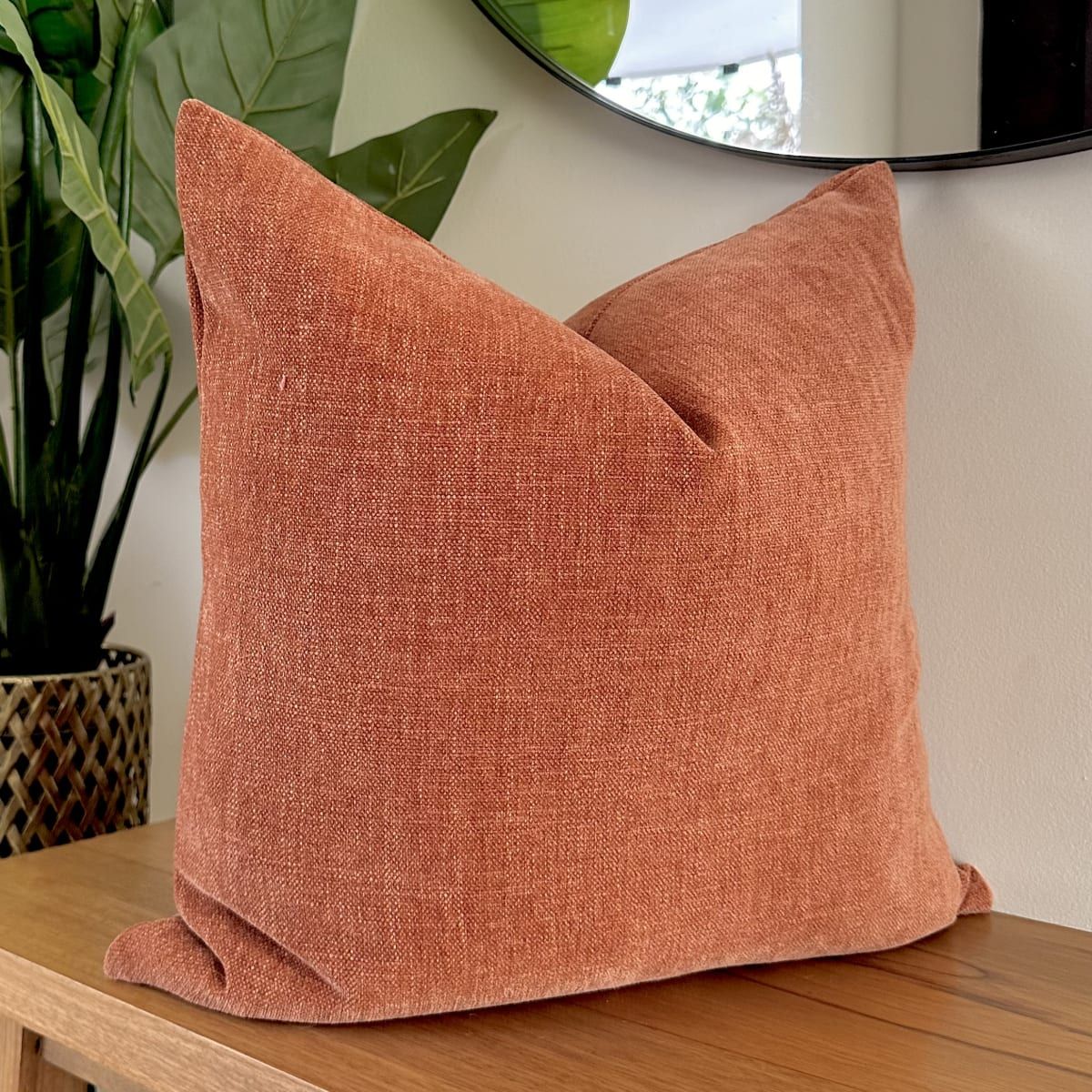 CLAUDIA RIVA HOME - Cojín Coral + relleno de poliester