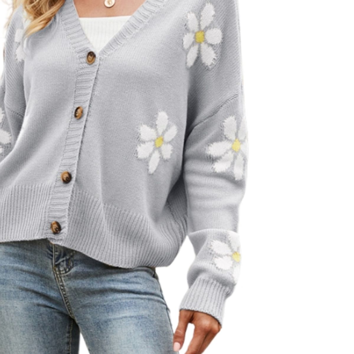 BLWOENS - Chaqueta para mujer A658-Gris