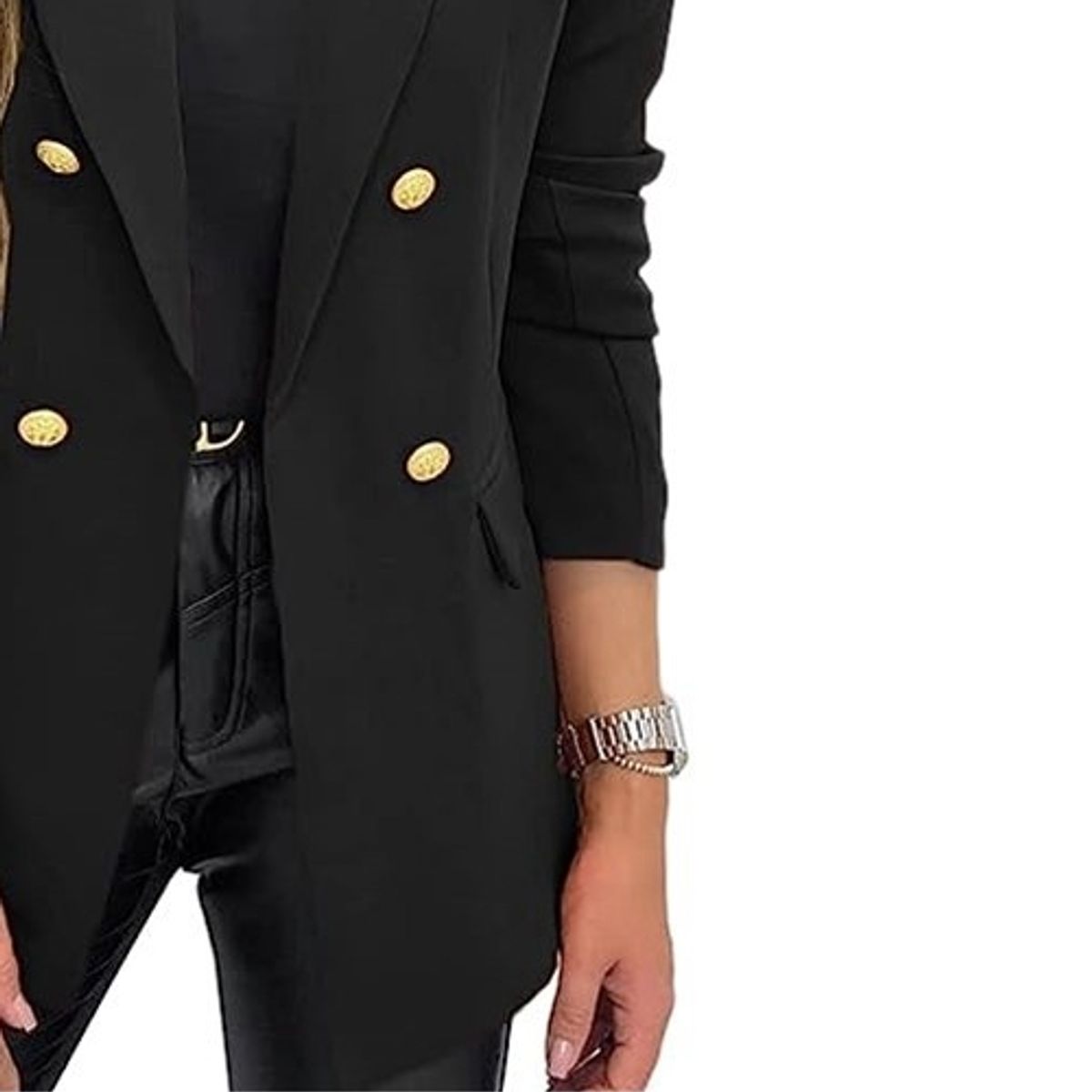 BLWOENS - Chaqueta para mujer 23223-Negro