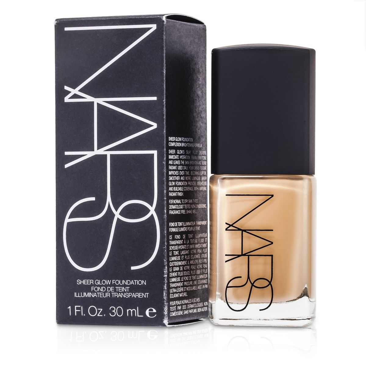 NARS - Base Sheer Glow Santa Fe medium skin w/ neutral  NARS