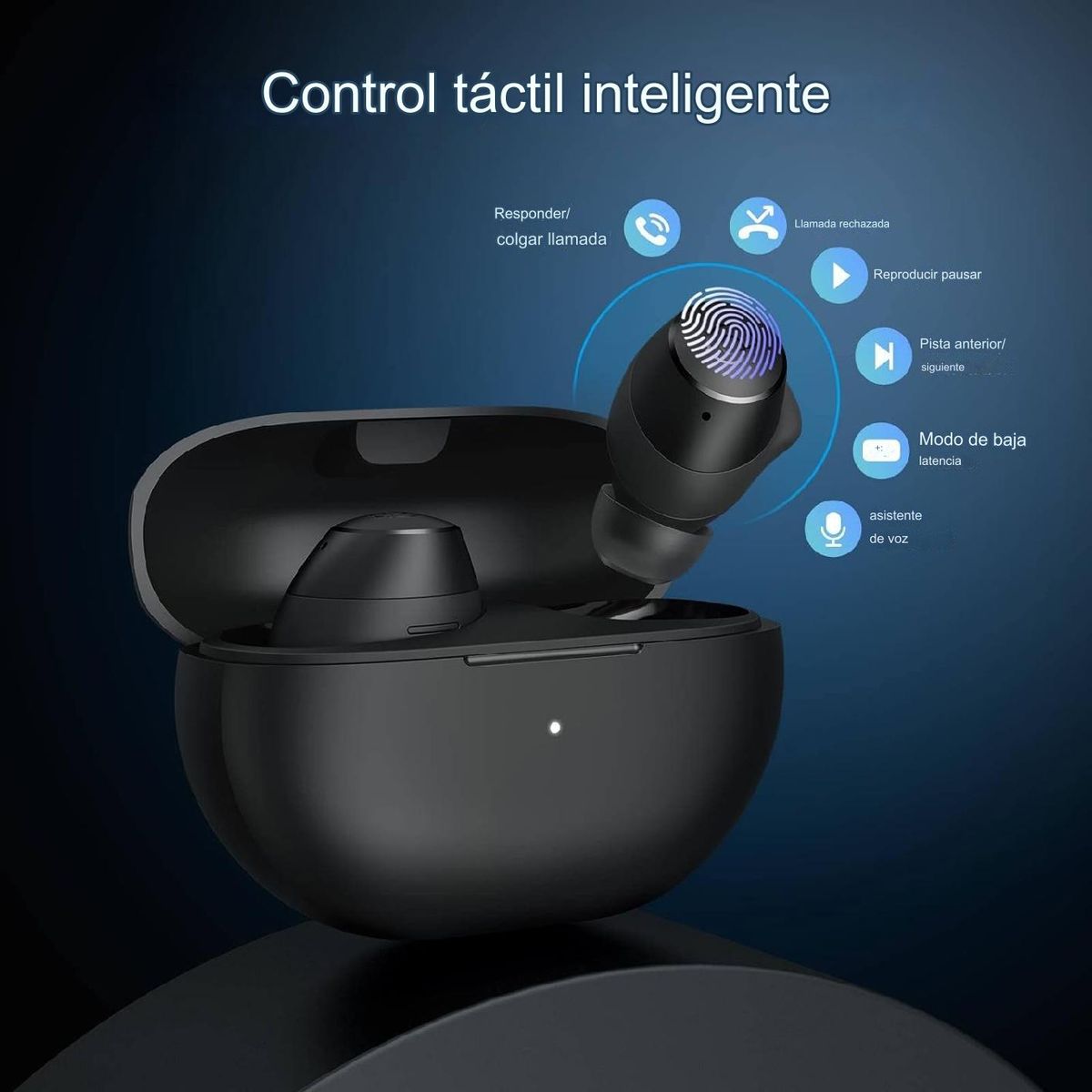 HAYLOU - Audifonos Inalambricos Haylou GT1 Earbuds Negro Bluetooth 5.3 IPX5