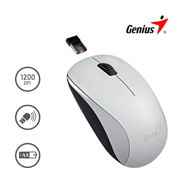 GENIUS - MOUSE GENIUS NX-7000 WIRELESS BLUEEYE WHITE