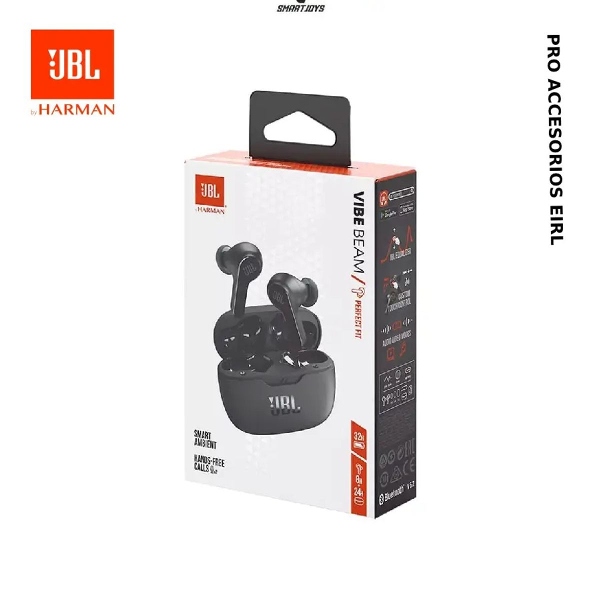 JBL - JBL VIBE BEAM AURICULARES INALÁMBRICOS POTENTE Y BATERÍA DE 32 HORAS