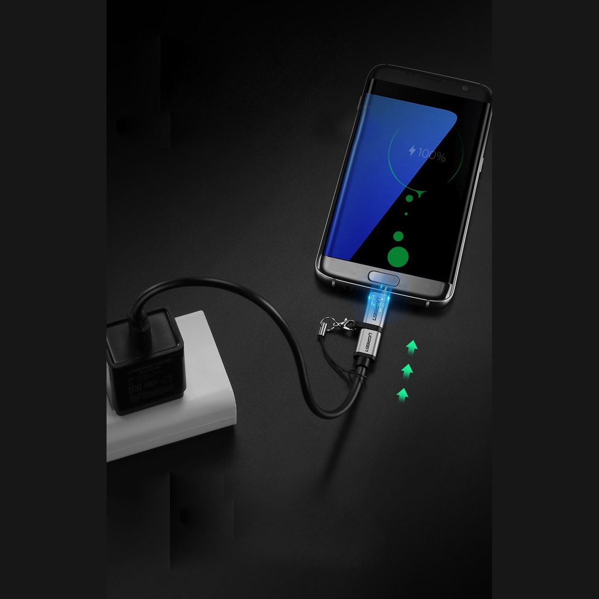 UGREEN - Adaptador USB Tipo C Hembra a Micro USB Macho Ugreen