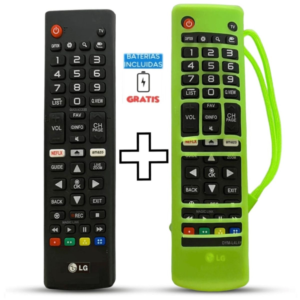 GENERICO - Control Remoto LG Led Smart tv 4k  Funda Verde