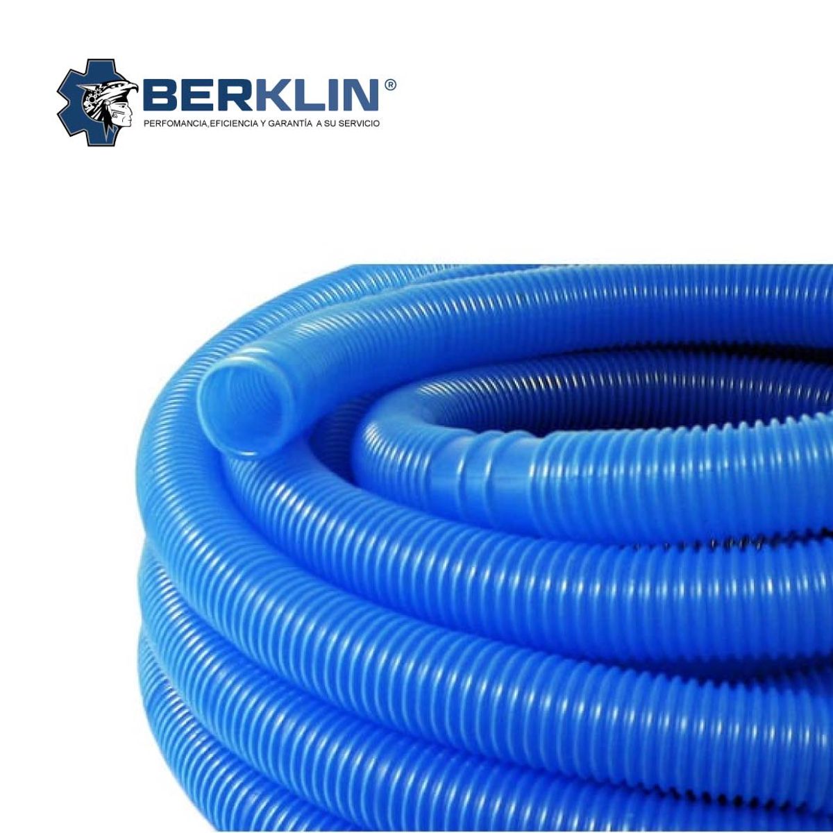 BERKLIN - MANGUERA PARA PISCINA DE 1 1/2" x 9 METROS REFORZADO