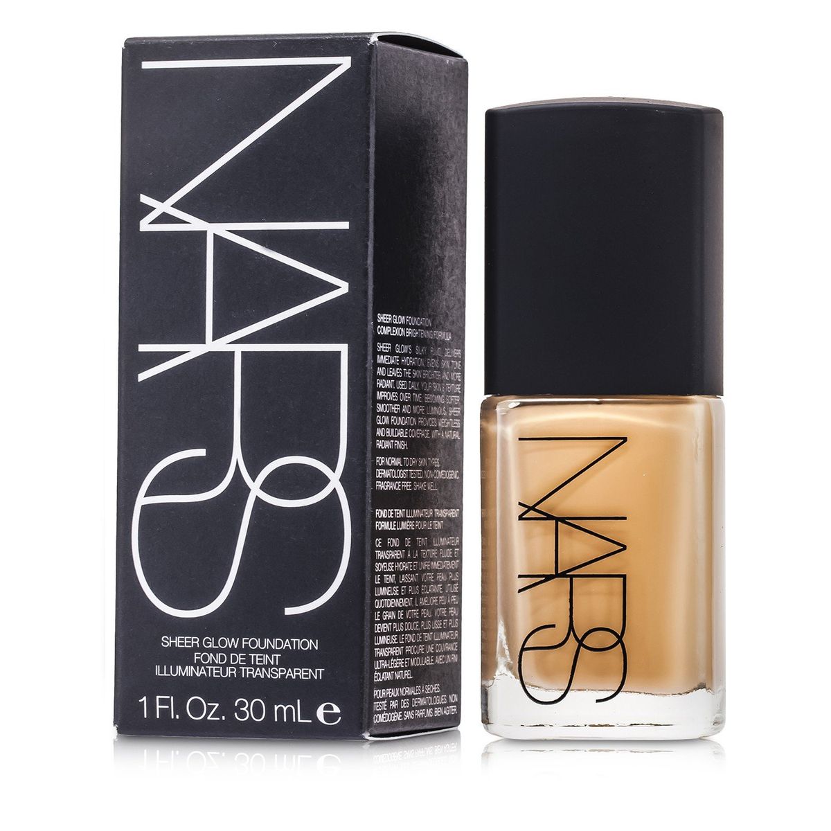 NARS - Base Sheer Glow Punjab medium skin w/ yellow  NARS