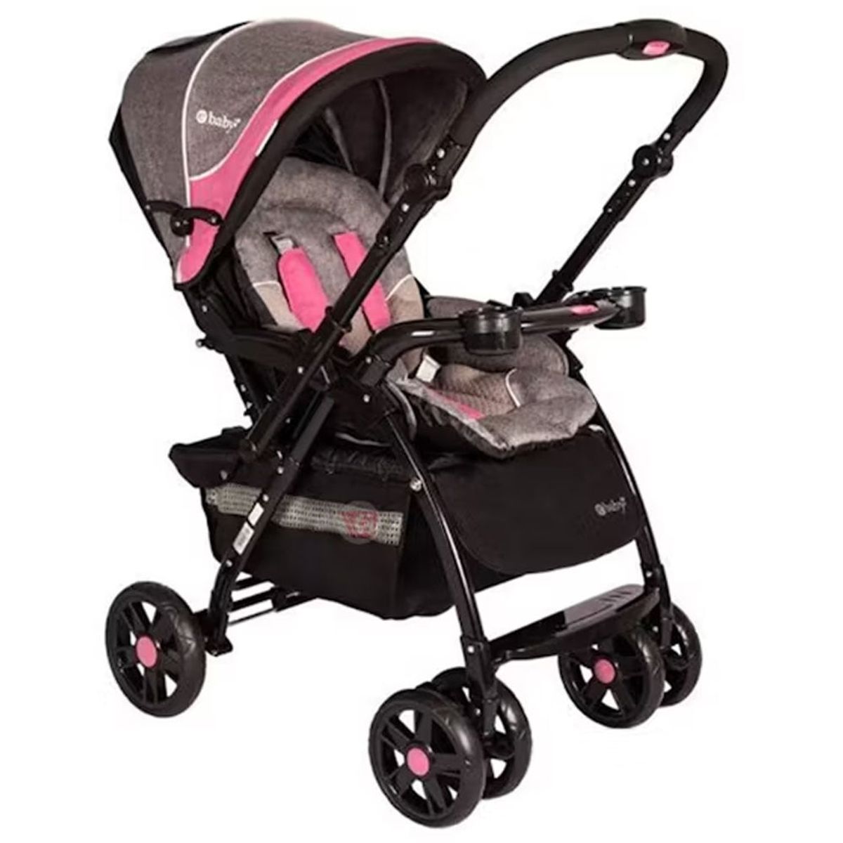 EBABY - Coche Cuna Yodie 1142-1 Pink