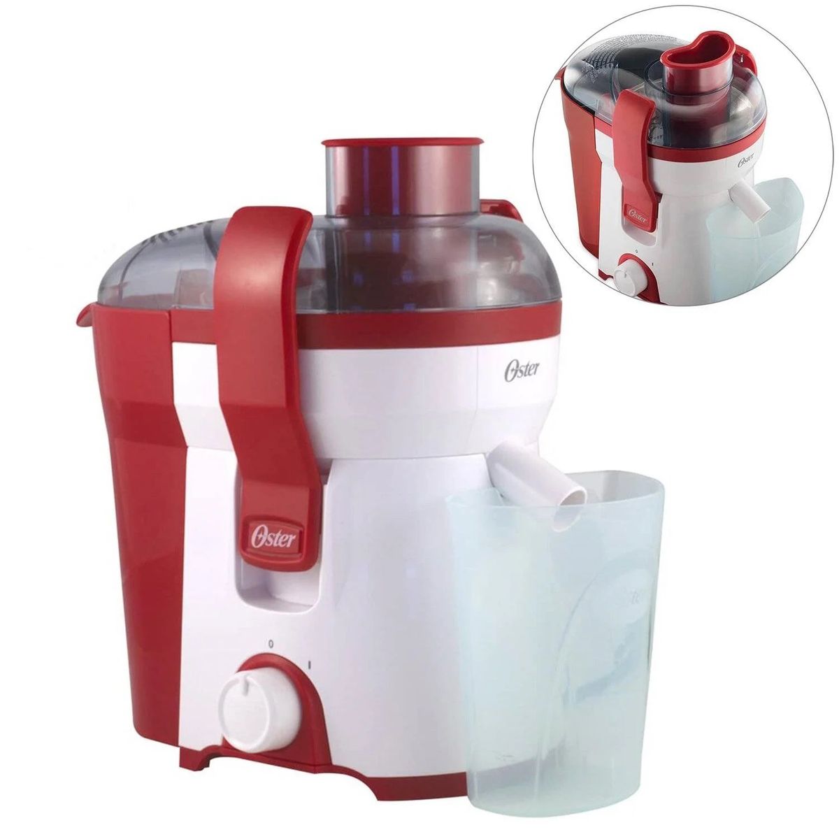 OSTER - Extractor de jugos Oster FPSTJE316R 400W - Rojo