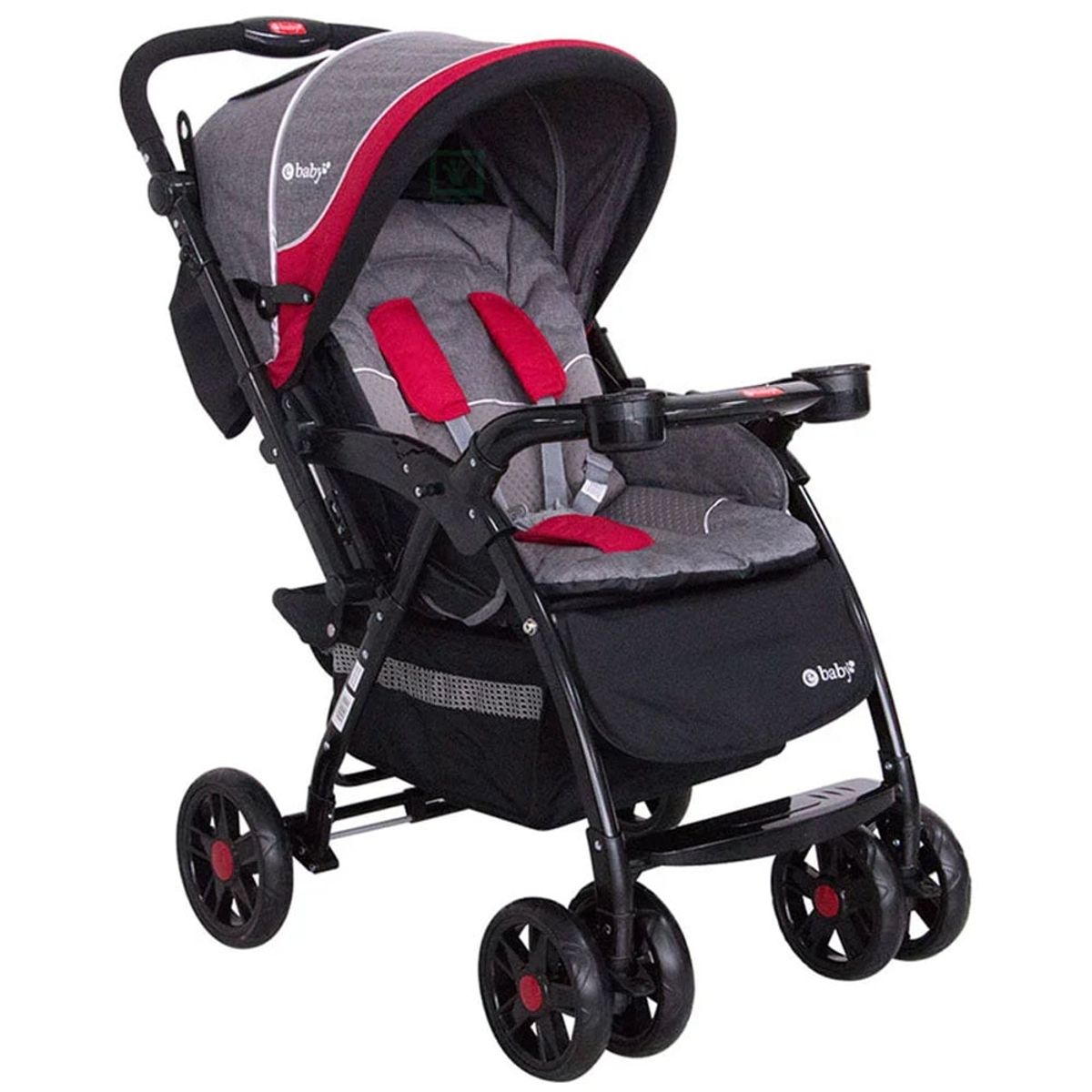 EBABY - Coche Cuna Yodie 1142-1 Red