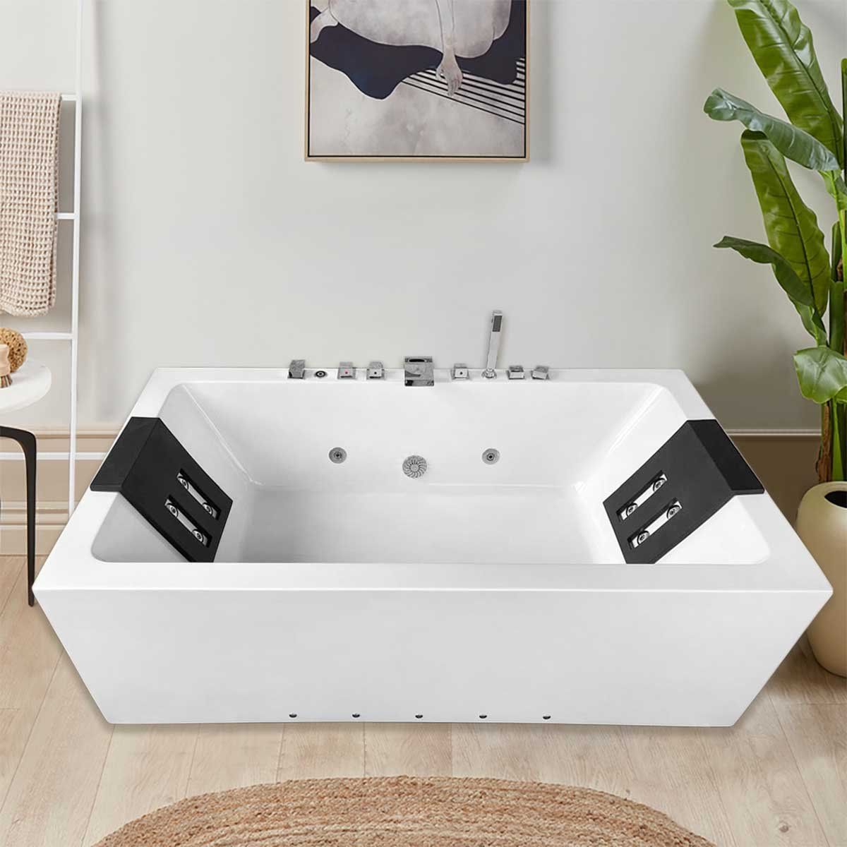 GENERICO - Tina hidromasaje Minimalista 185x100 portable