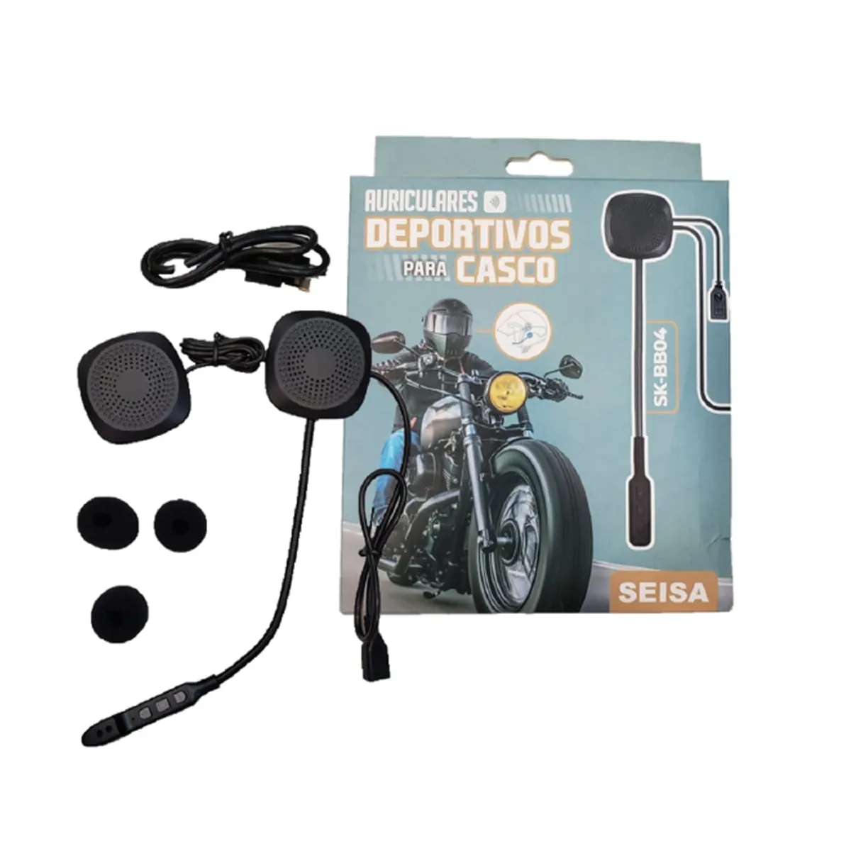 GENERICO - Audífonos para Motorizado en Casco De Moto Bluetooth Auriculares