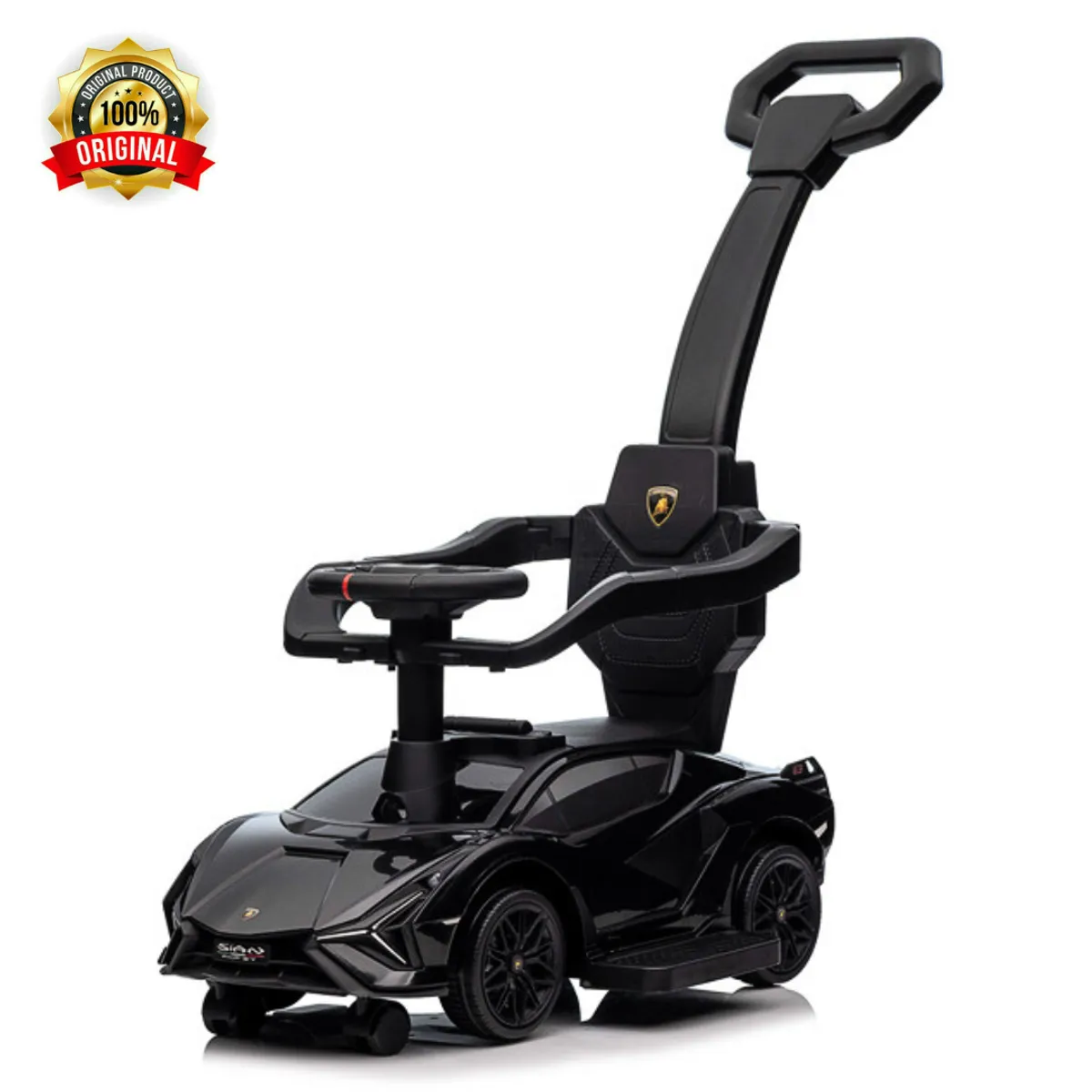 LAMBORGHINI - Carro CorrePasillos Lamborghini Sian Orig Licenciado Negro