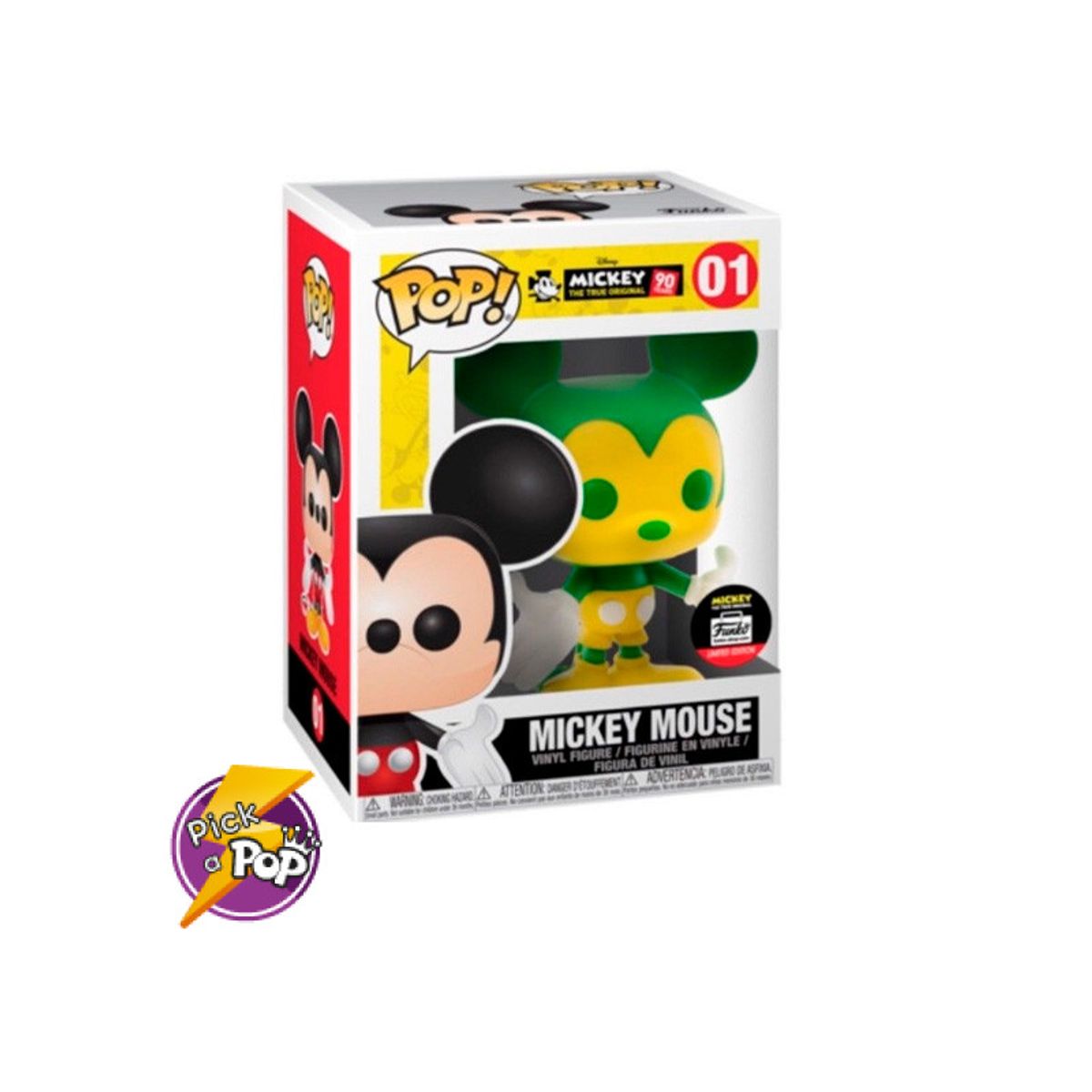 FUNKO - FUNKO POP MICKEY 01 AMARILLO VERDE