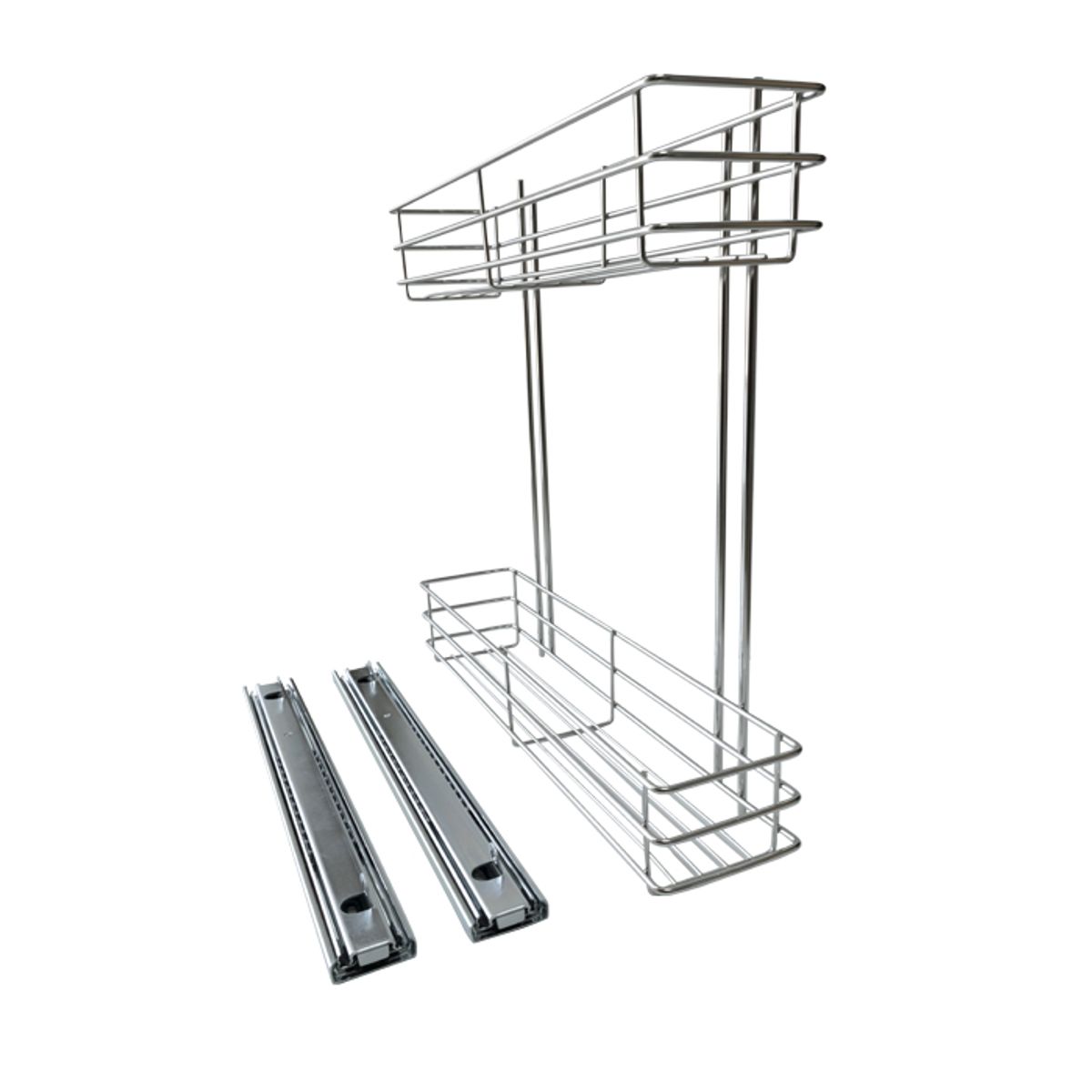 MAS CASA MOBILIARIO Y ACCESORIOS - Botellero condimentero de acero inoxidable 15cm Más Casa Perú