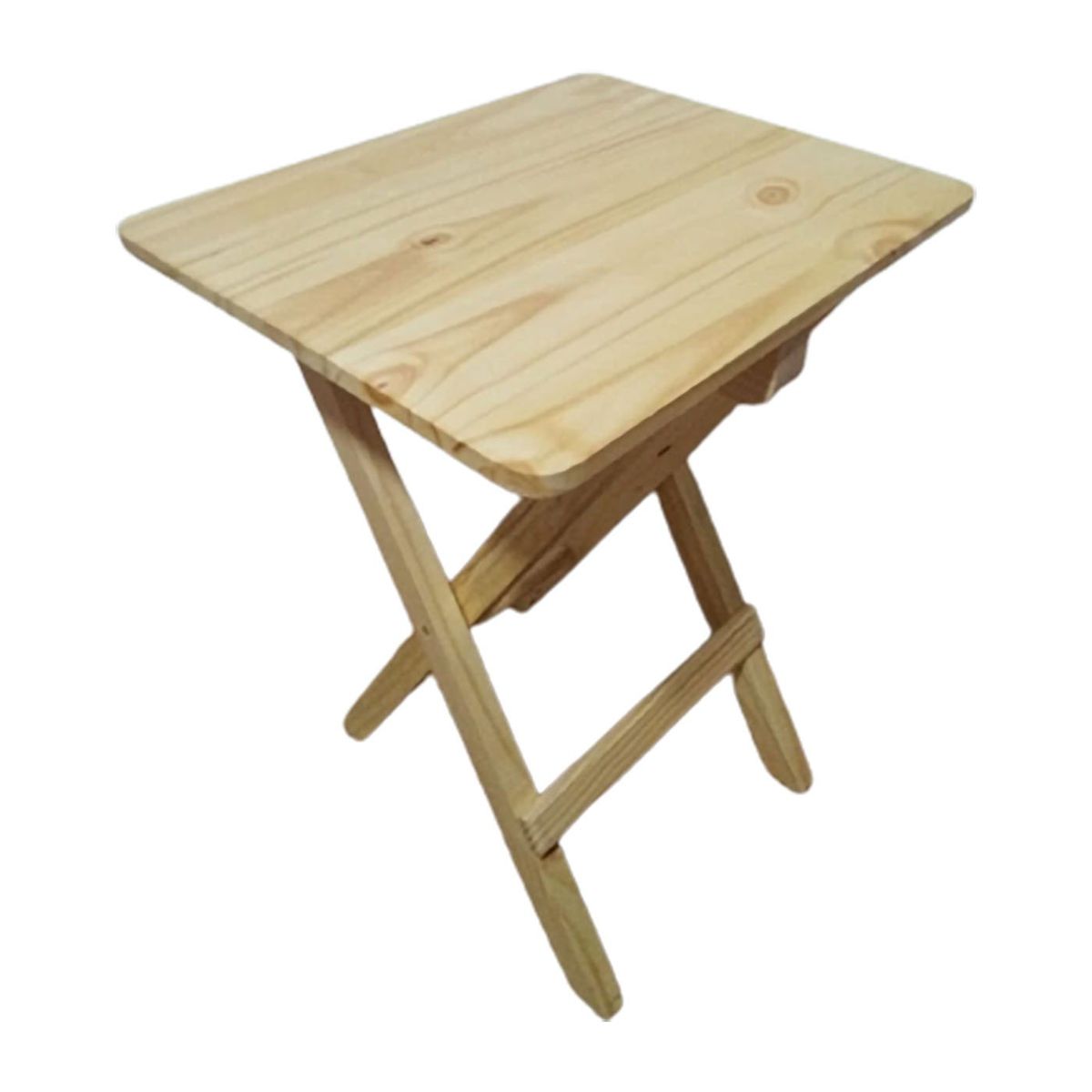 GENERICO - Mesa Multiuso Plegable dormitorio en madera sala playa en natural