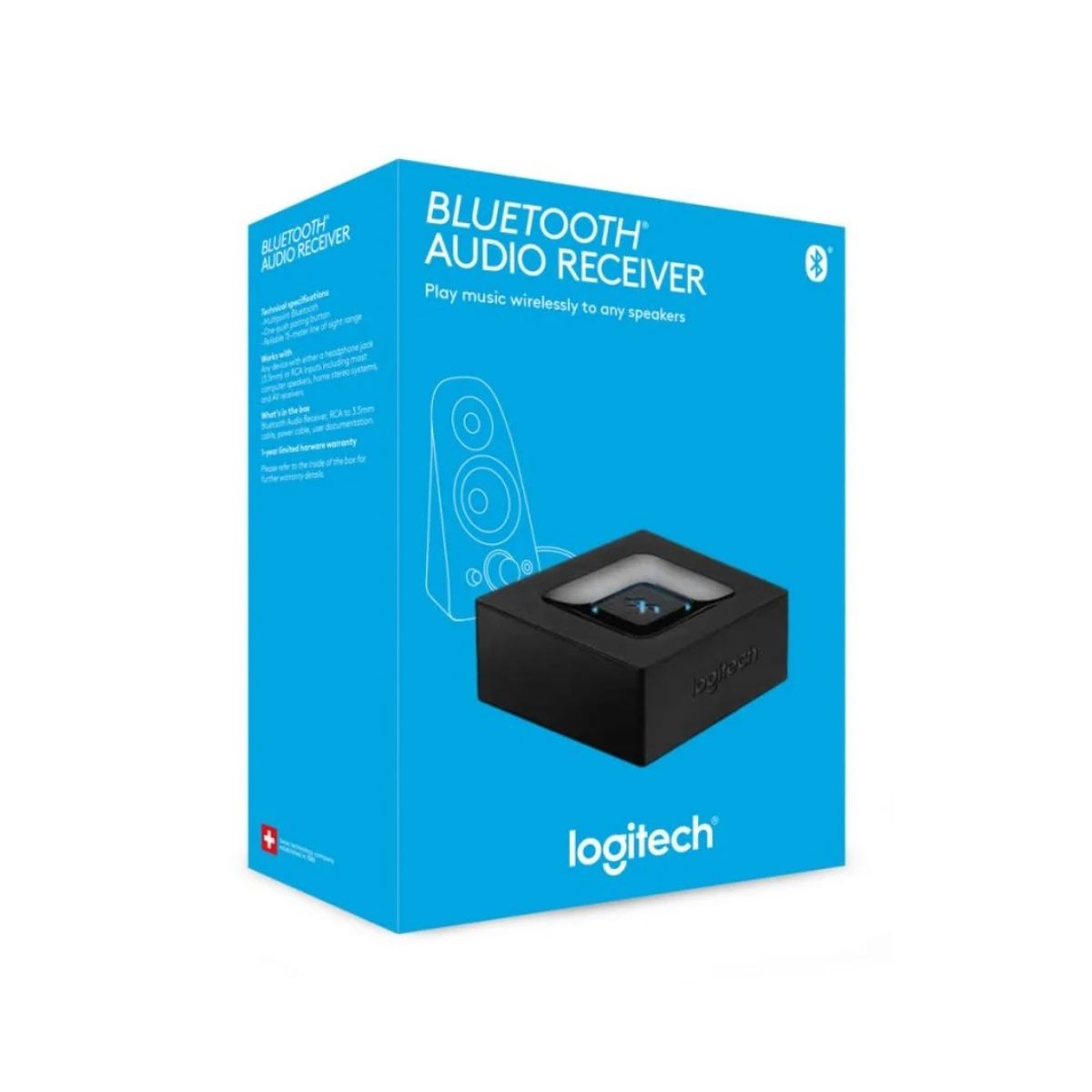 LOGITECH - Adaptador Receptor de Audio Logitech Bluetooth USB Speaker