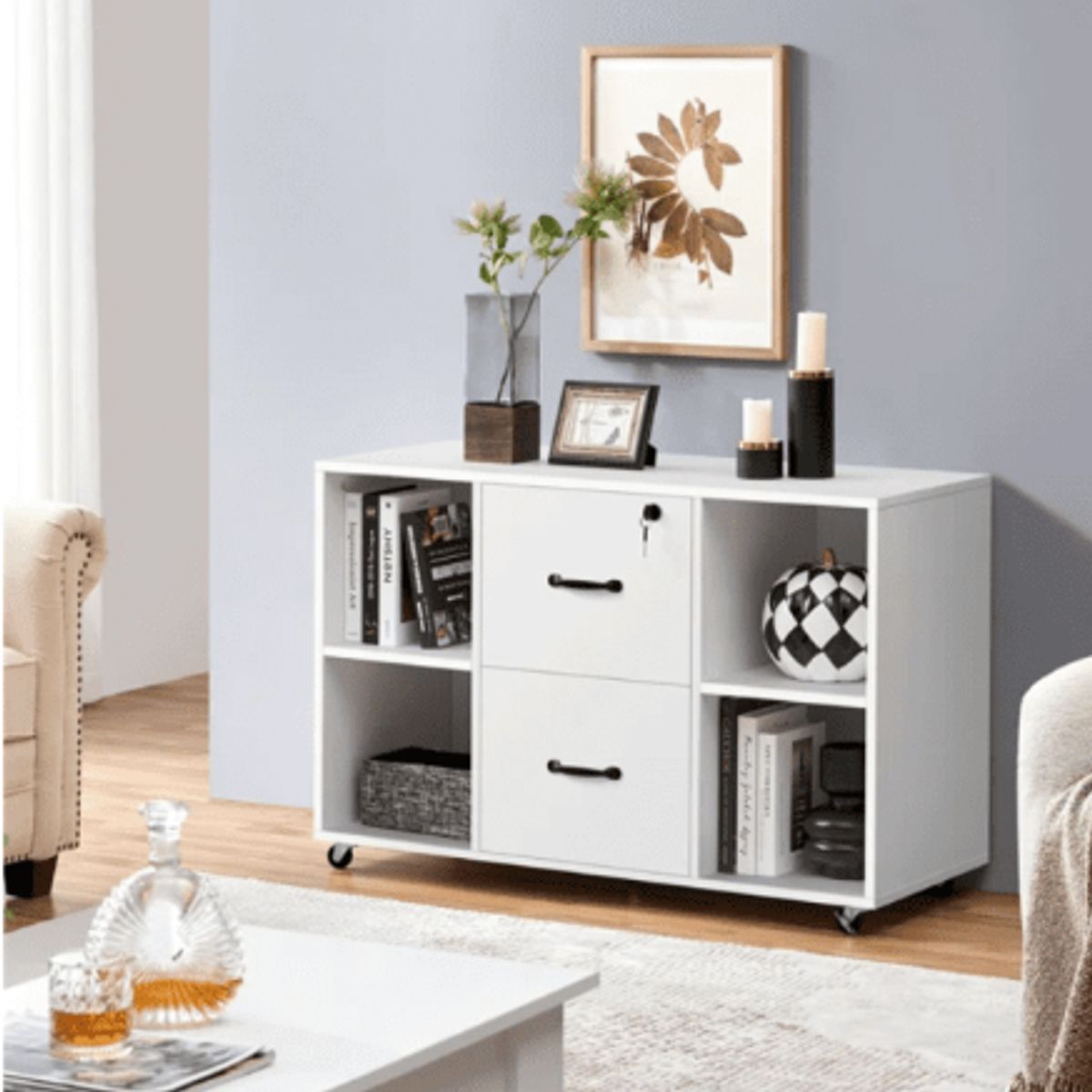 NACION MUEBLES - Archivador para oficina Danae Blanco NM