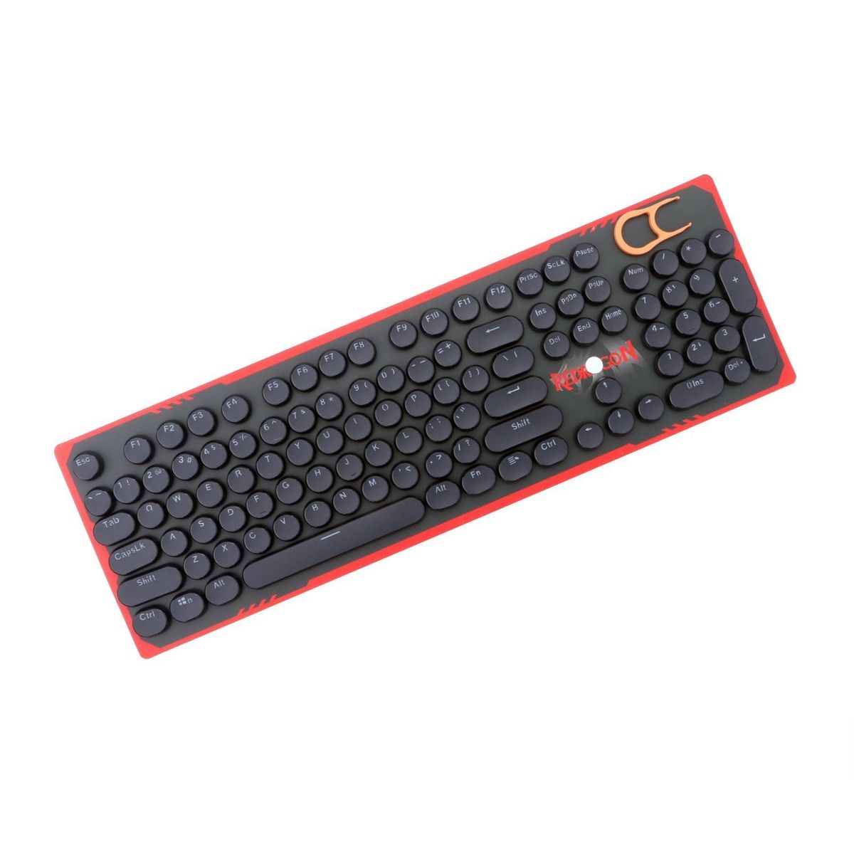 REDRAGON - KEY CAPS REDRAGON A106 104 BLACK ROUND