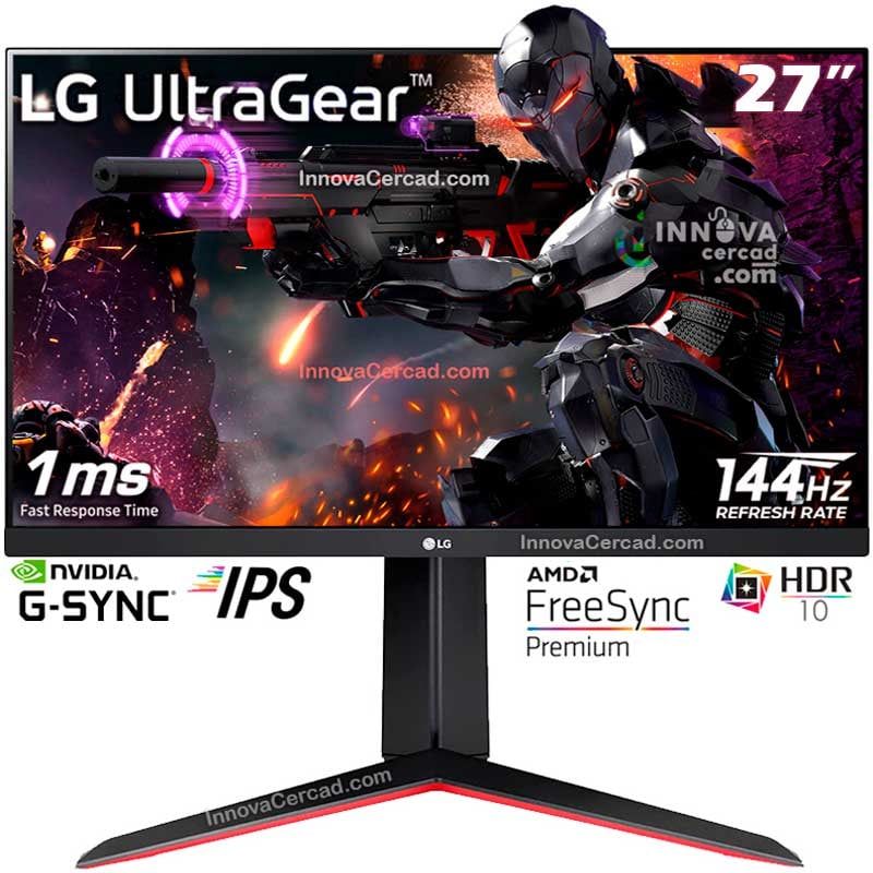 LG - Monitor LG UltraGear 27GN65R-B 27 IPS 144HZ 1Ms HDR10 G-SYNC