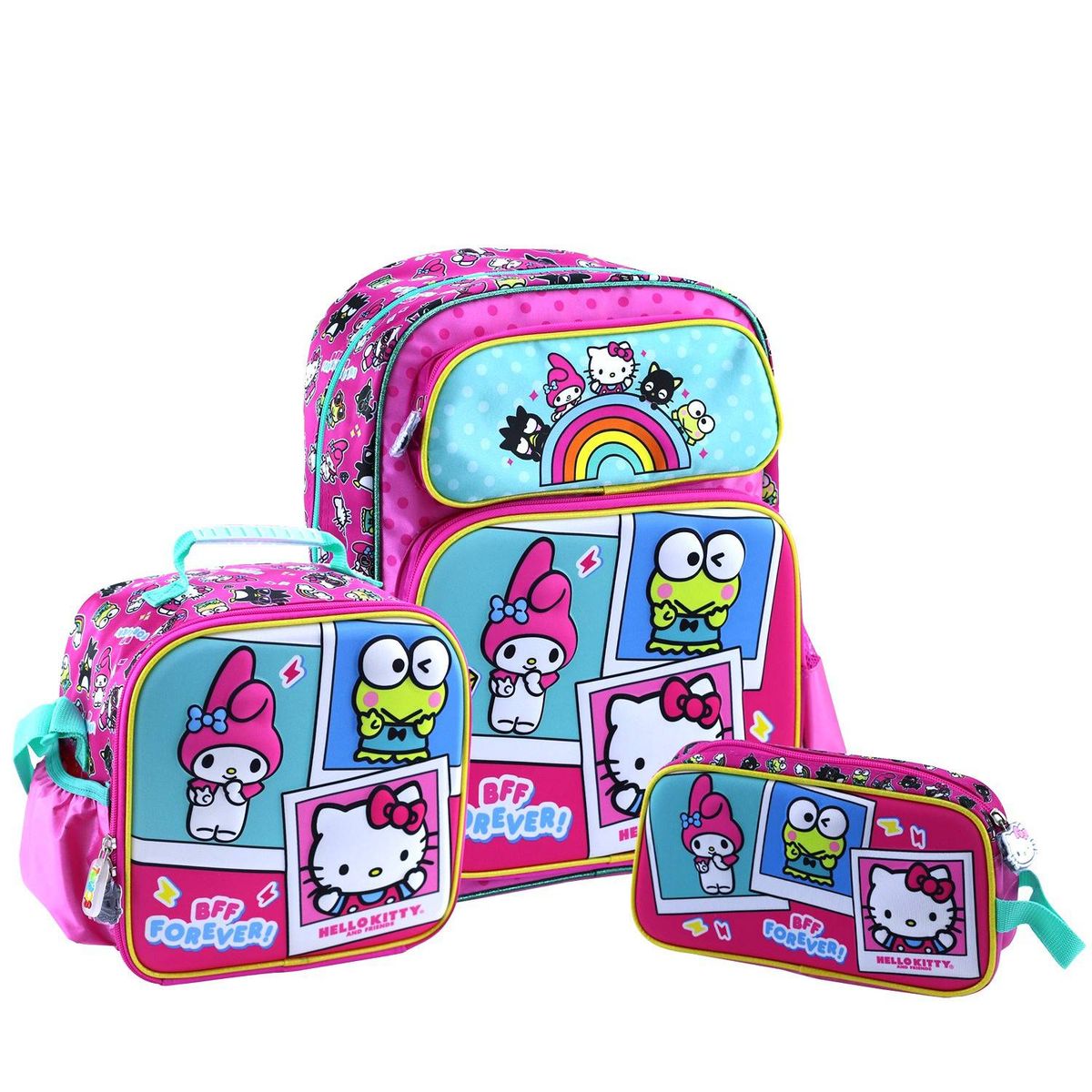 SCOOL - SET MOCHILA SCOOL EVA 3D HELLO KITTY & FRIENDS