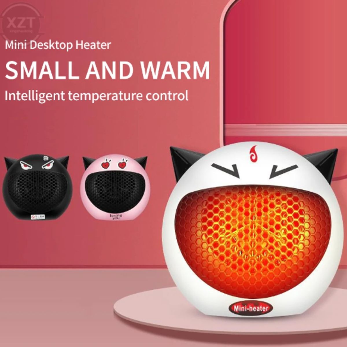 GENERICO - Calentador Eléctrico de Escritorio Portátil Kawai