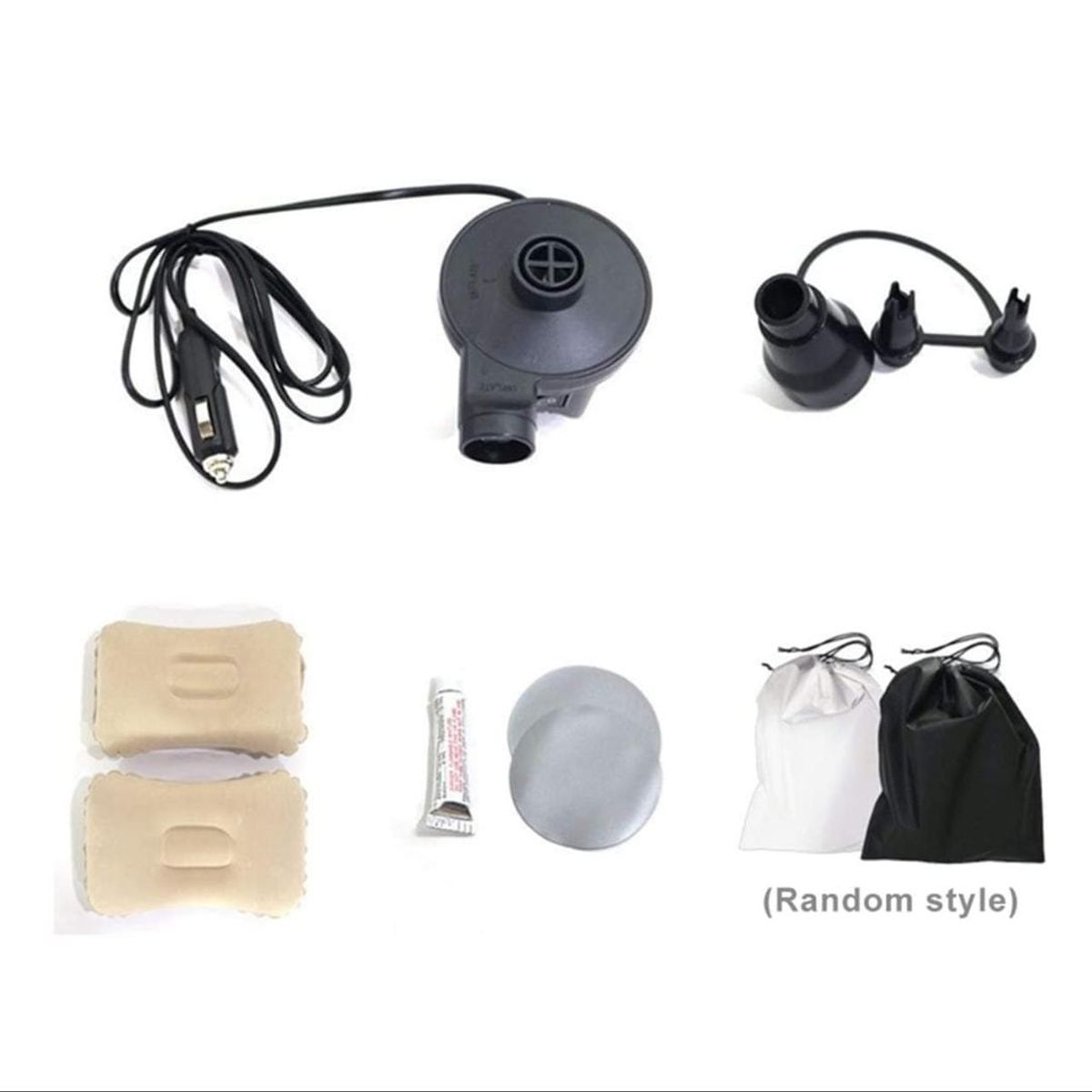 GENERICO - COLCHON INFLABLE PARA AUTO BEIGE