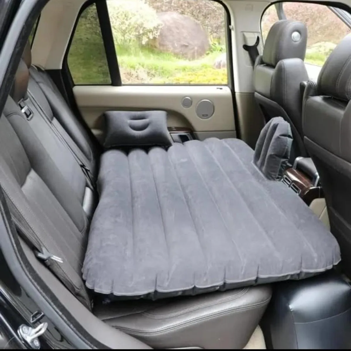 GENERICO - COLCHON INFLABLE PARA AUTO NEGRO