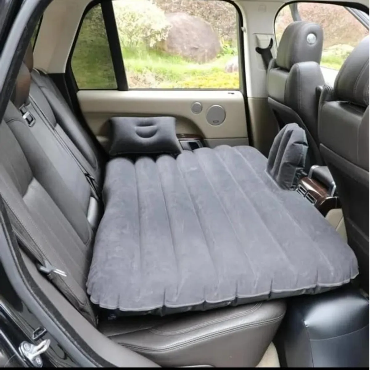 GENERICO - COLCHON INFLABLE PARA AUTO NEGRO